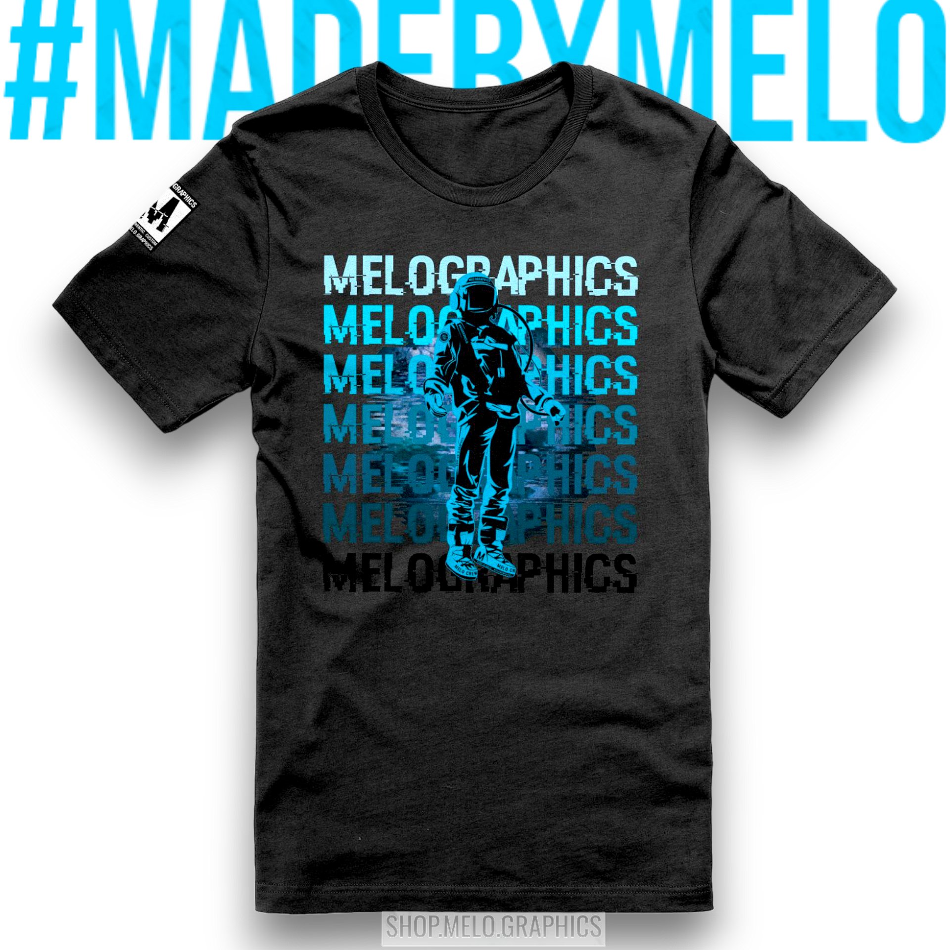 Spacefarer Blues - Premium T-Shirt | #MadeByMELO product image (2)