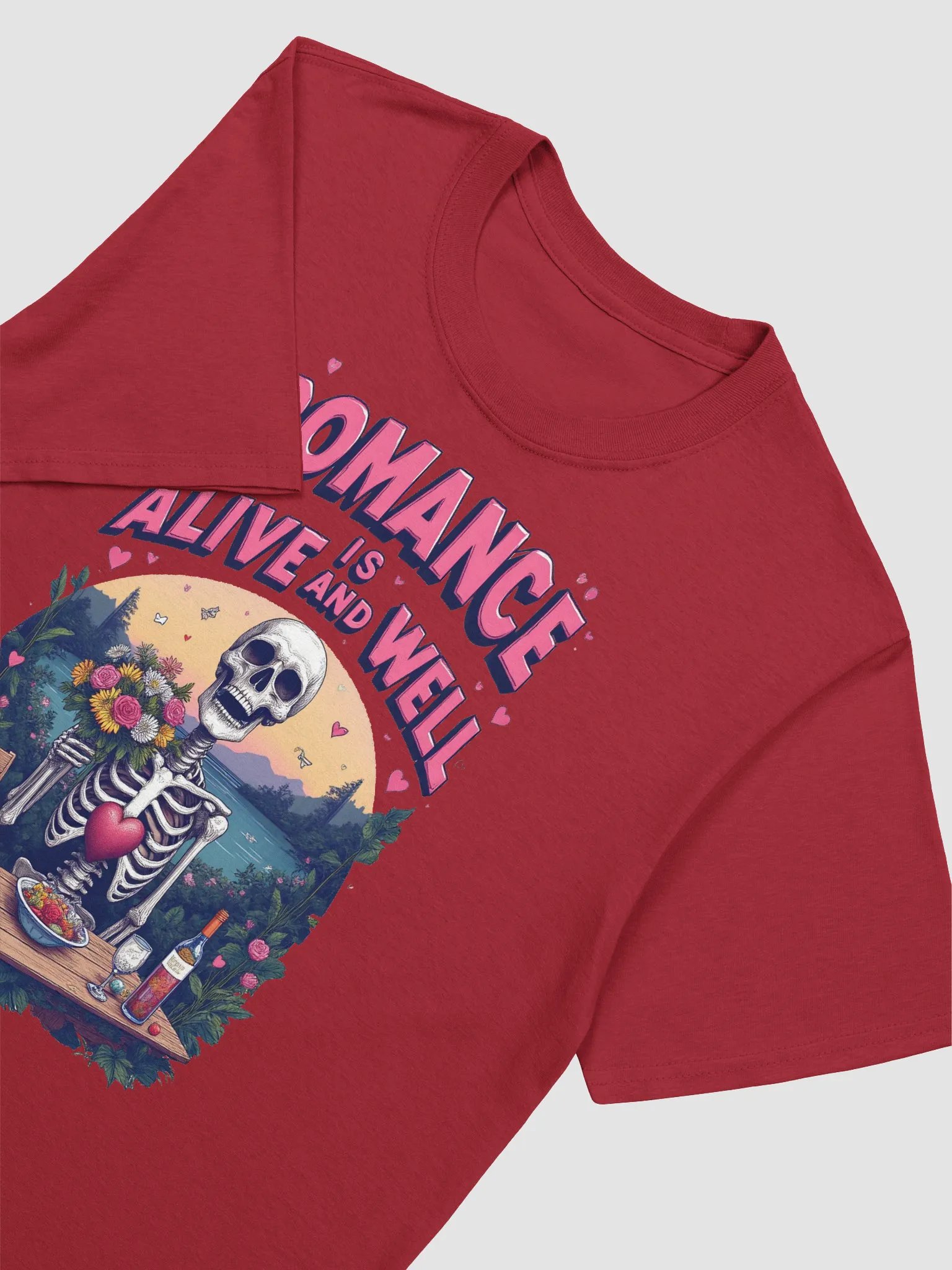 Romantic Skeleton Unisex T-Shirt product image (34)