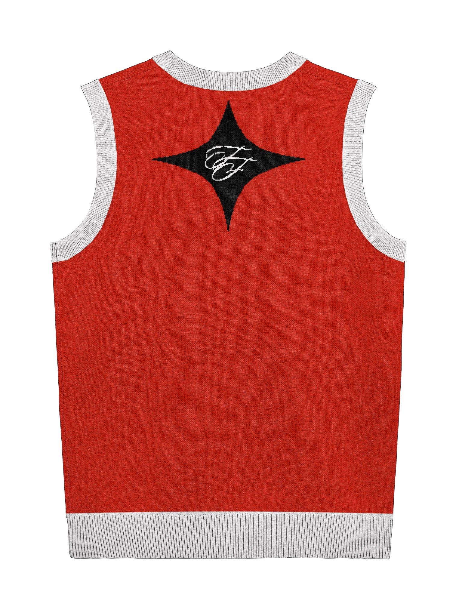 F&F Knitted V-Neck Vest (CR) product image (2)