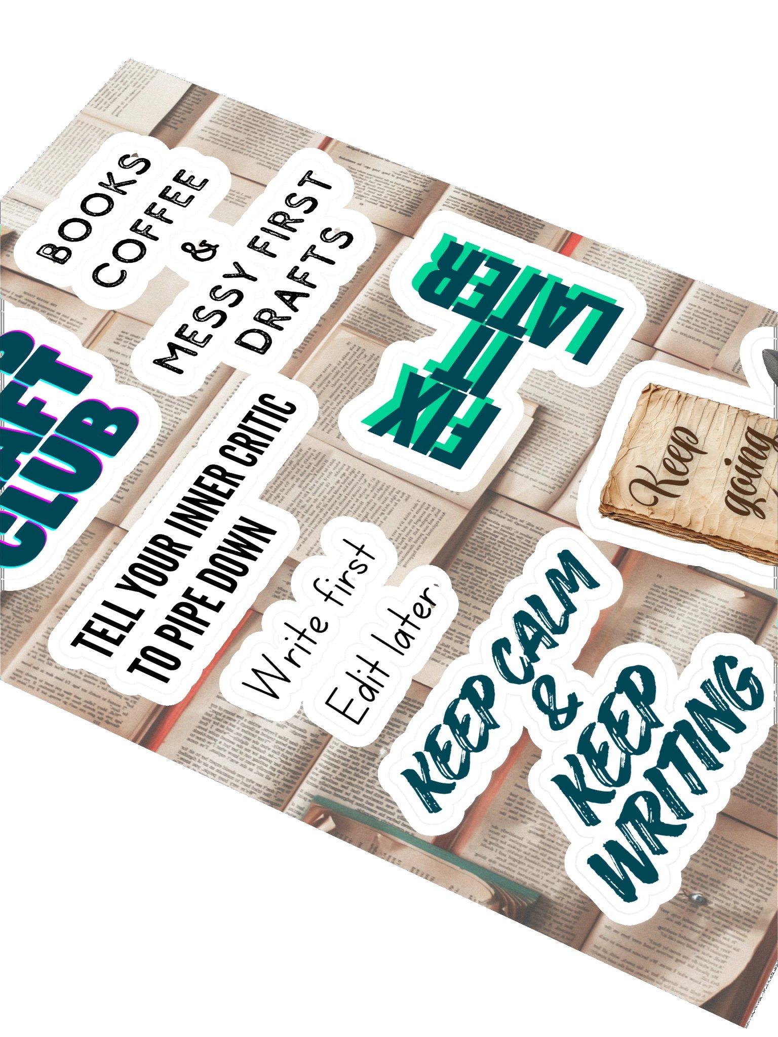 Writing Motivation Sticker Sheet product image (2)