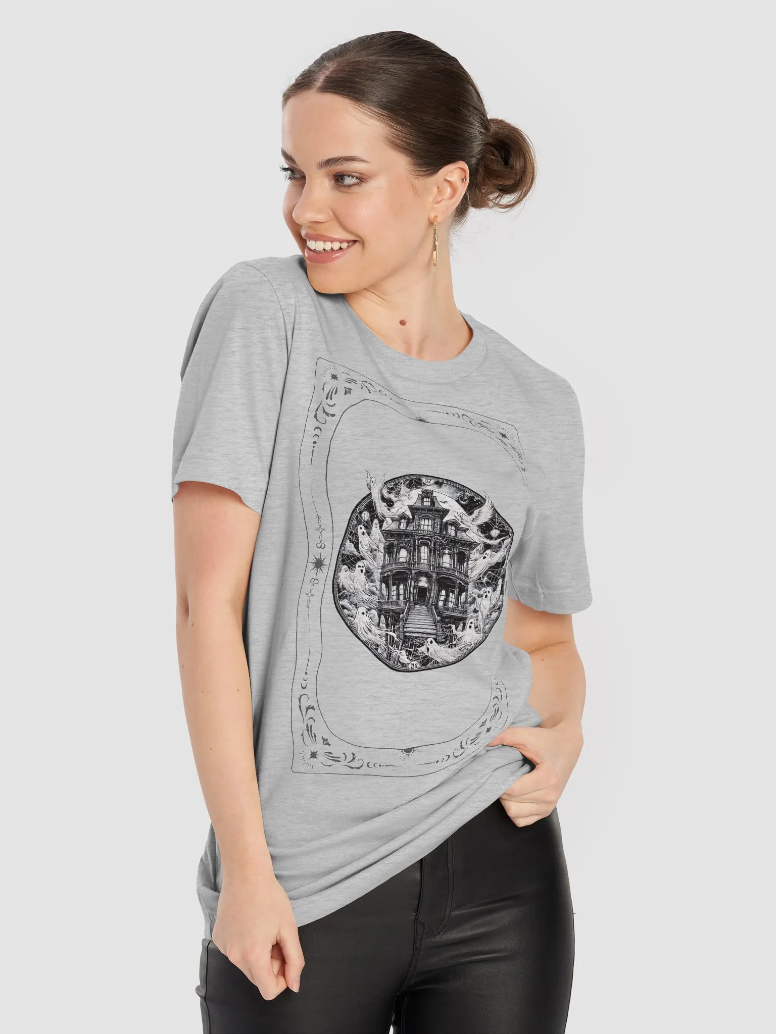 Ghostly Manor Haunted T-Shirt product image (46)