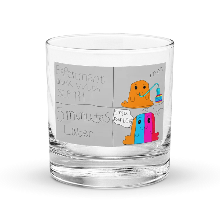 scp 999 Rainbow Experiment Drunk Rocks Glass product image (1)