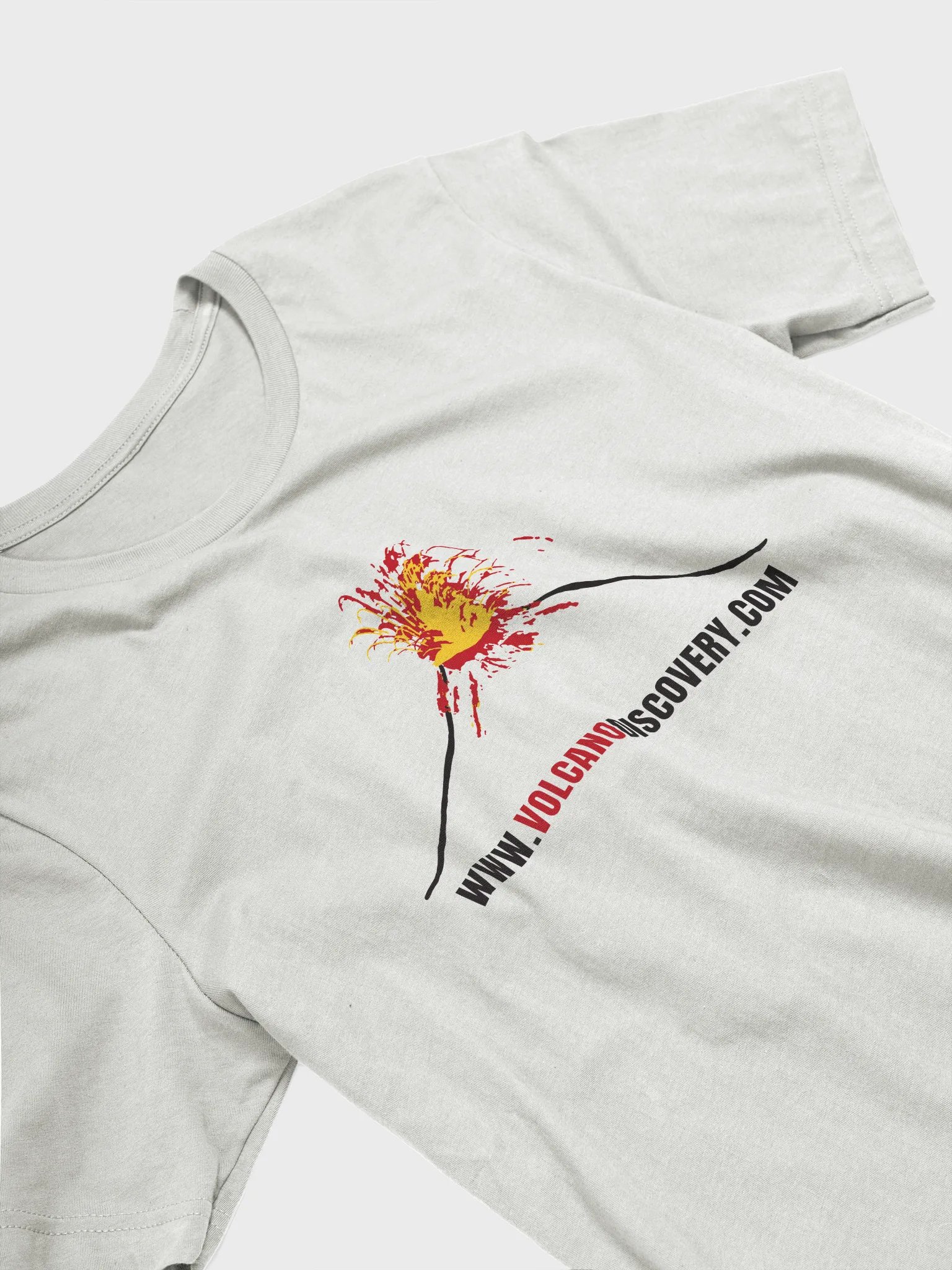 VolcanoDiscovery Merapi No 2 T-Shirt (light) product image (16)