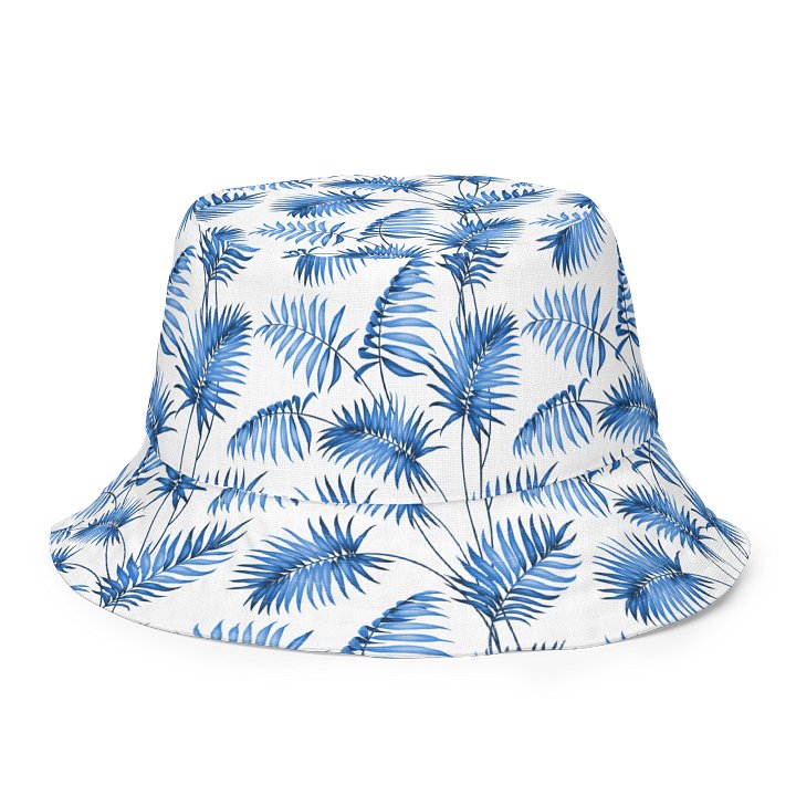Fern Finesse Reversible Bucket Hat: Style Meets Practicality product image (1)