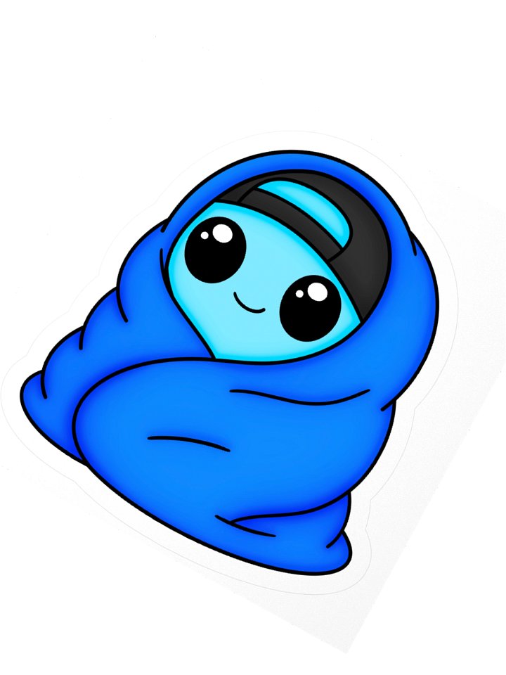 Burrito Blanket RJ Sticker product image (2)