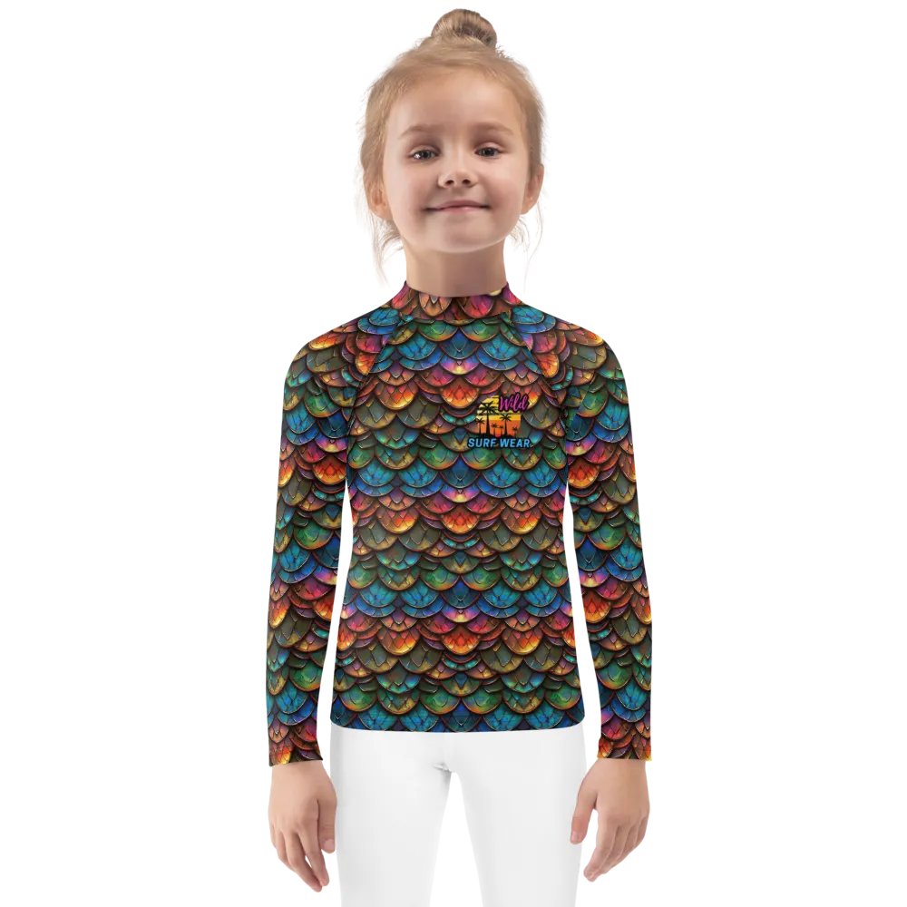 Wild Dragon Scale Kids Rash Guard #3 product image (3)