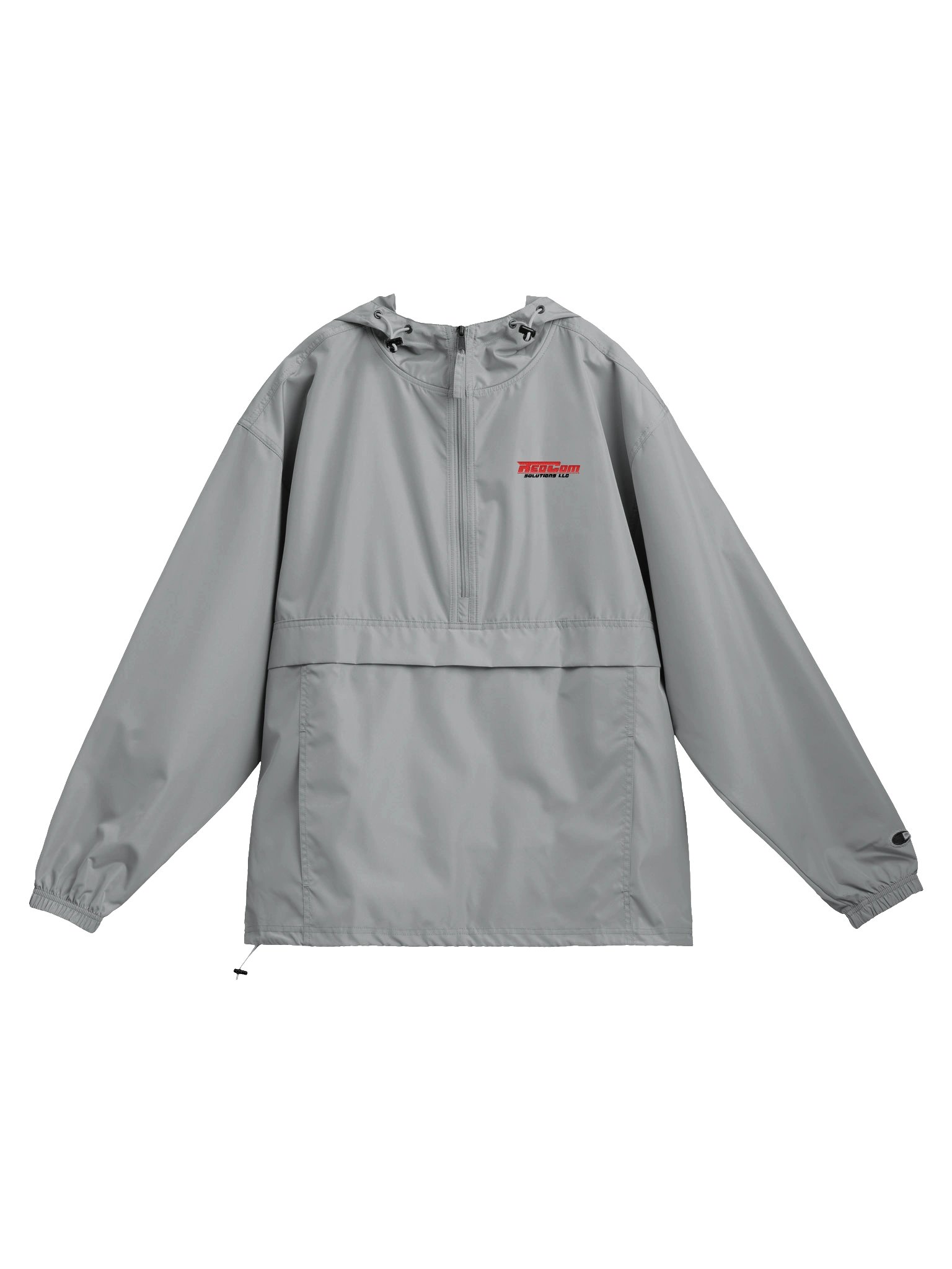RedCom Solutions LLC | Champion Embroidered Windbreaker – Gray product image (1)