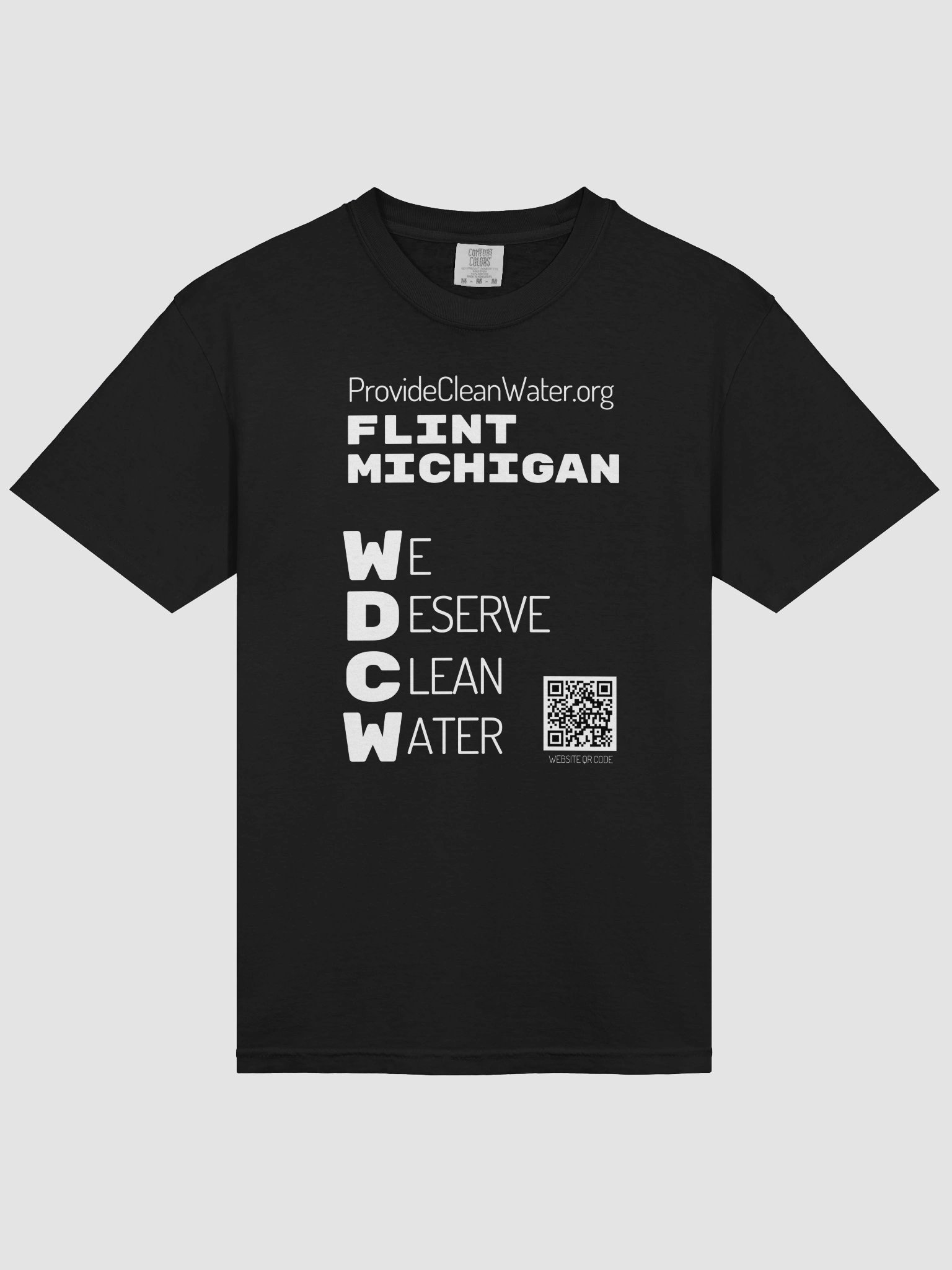 Flint, MI WDCW Color T-Shirt product image (3)