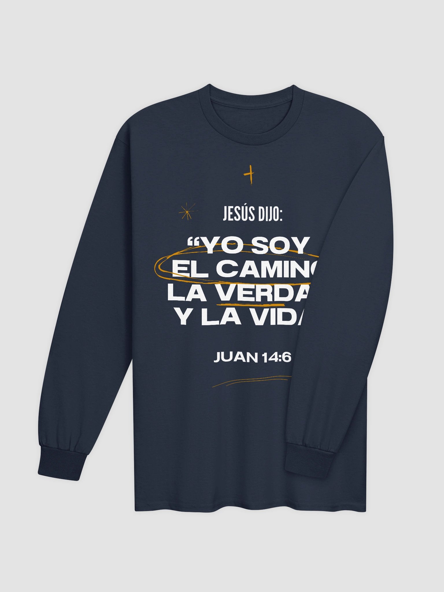 Camiseta Unisex Manga Larga | Juan 14:6 product image (4)