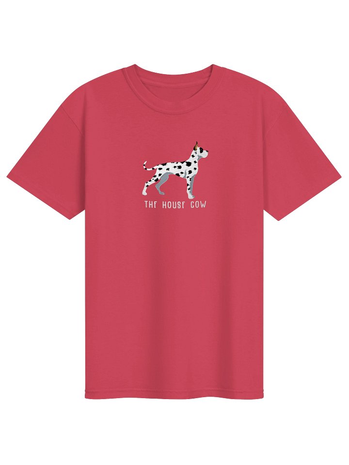 The House Cow T-Shirt(Embroidered) of a Great Dane(Harlequin, Cropped Ears) product image (41)