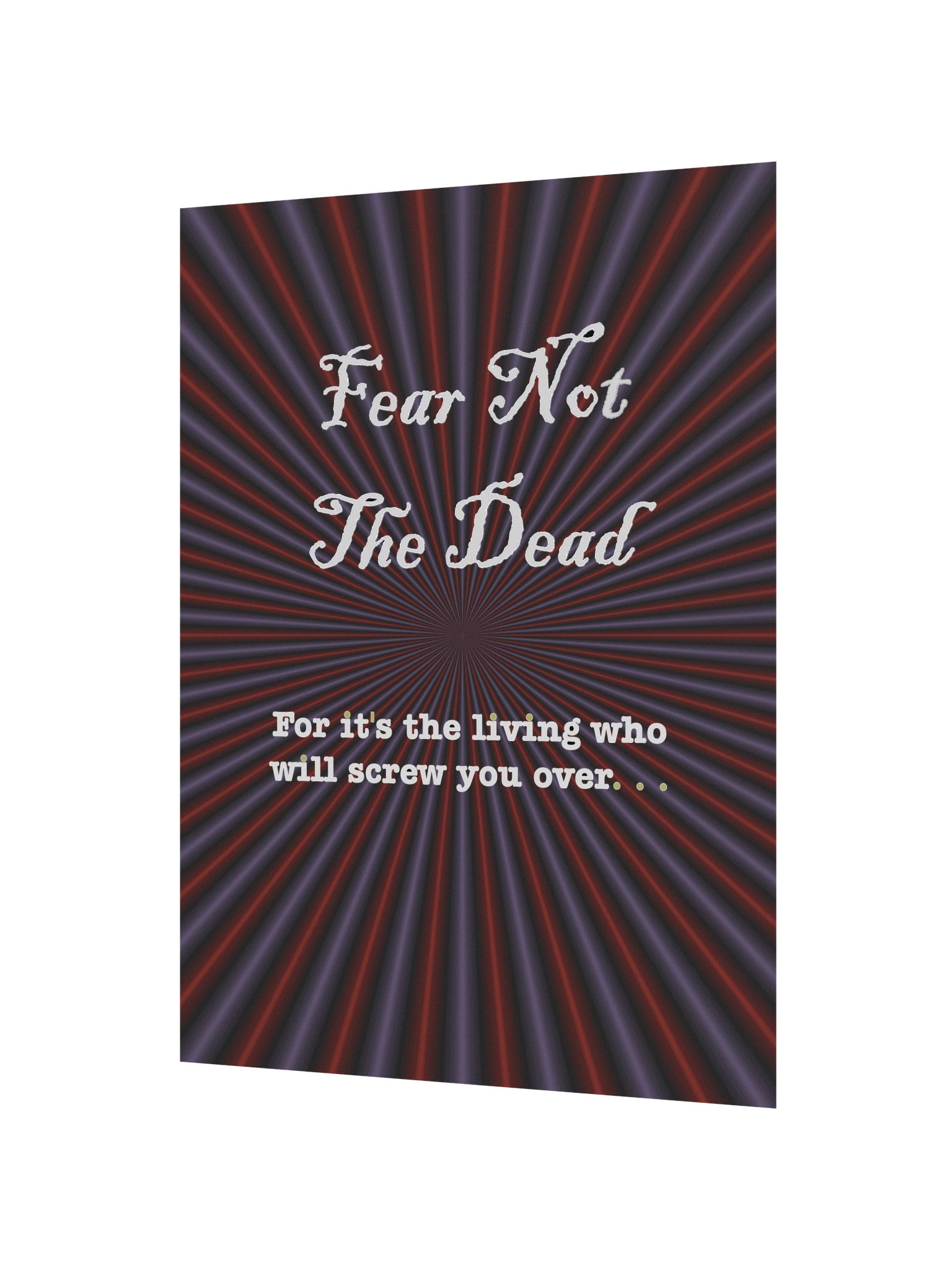 Fear Not the Dead Poster product image (3)