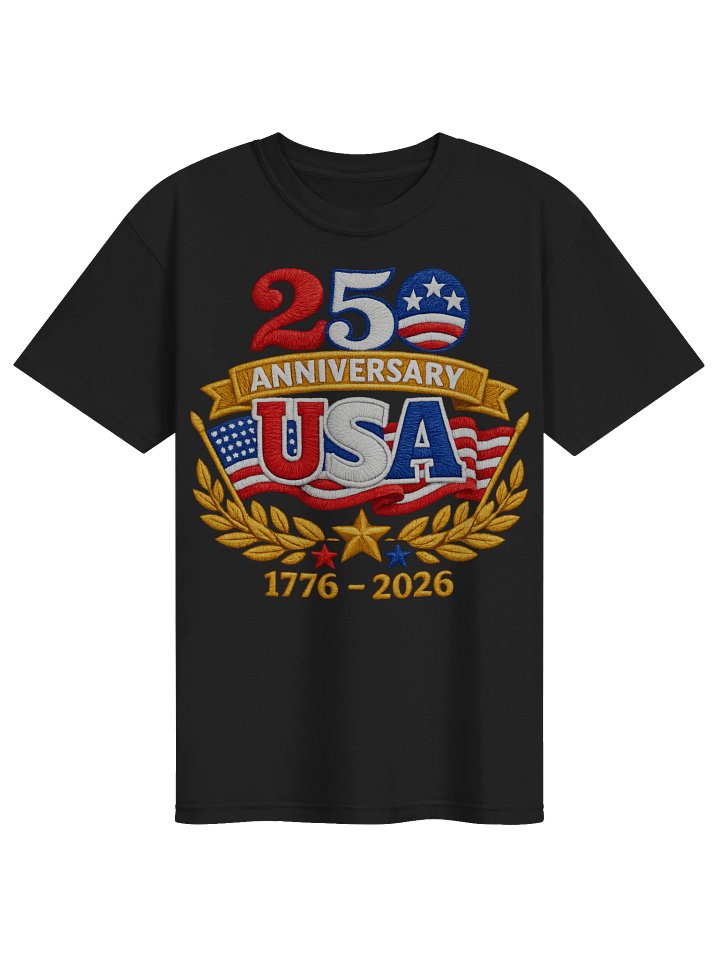 USA 250 Anniversary 1776-2026 Patriotic T-Shirt product image (1)