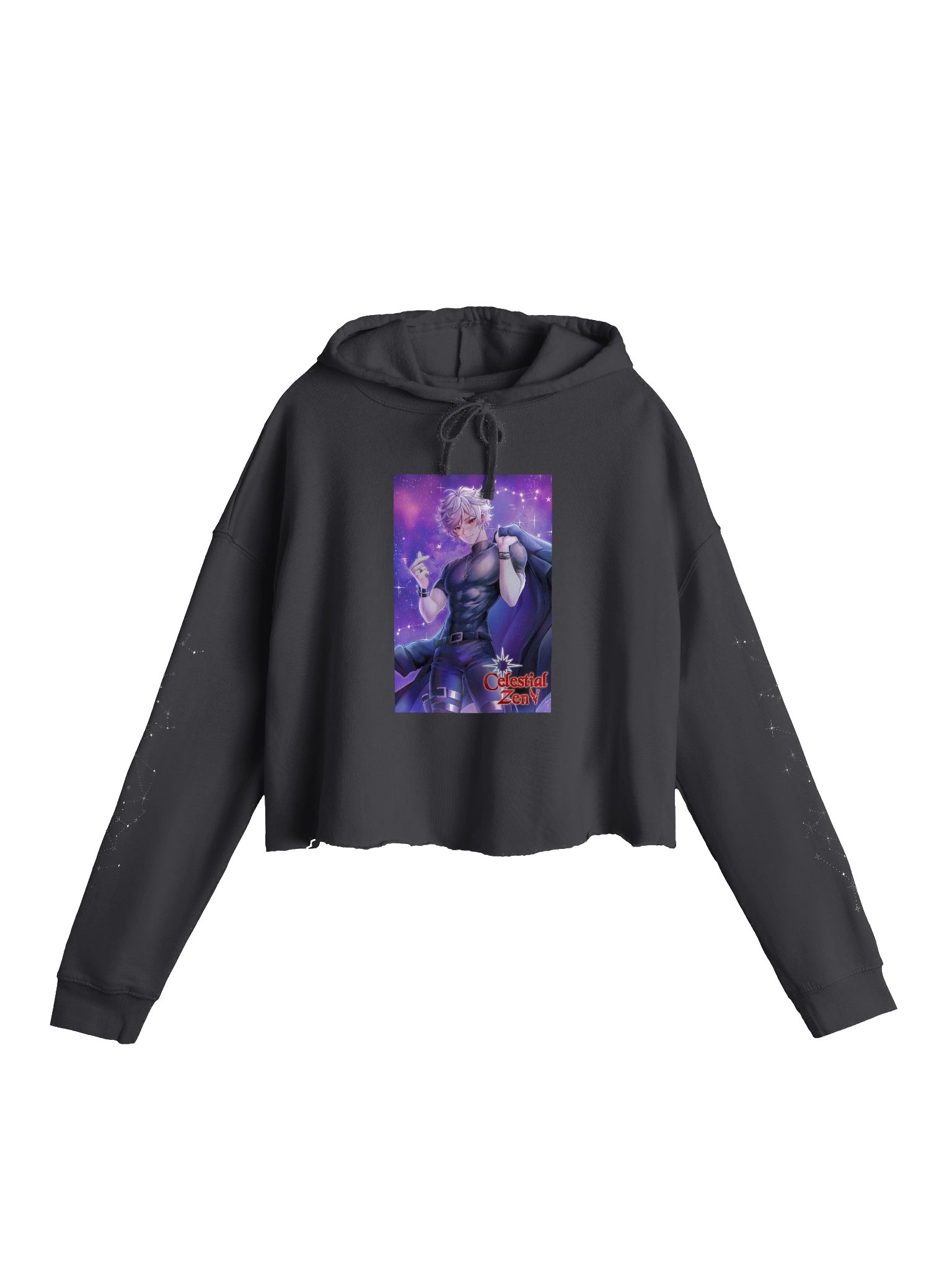 Celestial Zen Vtuber Cropped Hoodie product image (1)