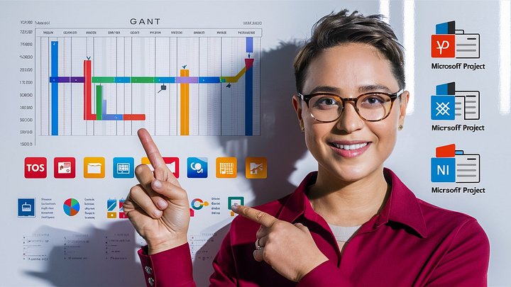 Microsoft Project Beginner to Advanced training manual product image (1)