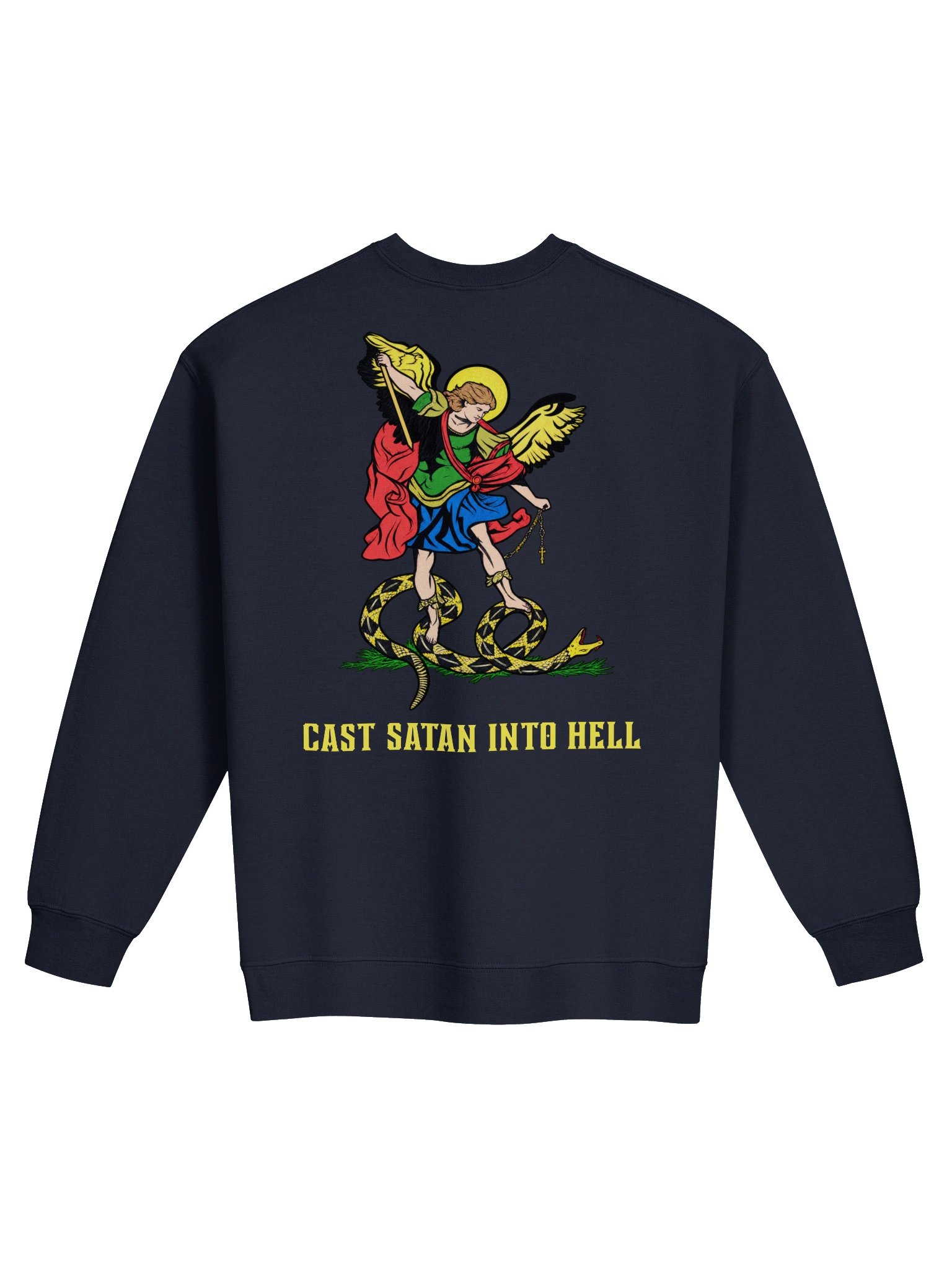 Saint Michael 'Cast Satan into Hell' - Sweatshirt product image (1)