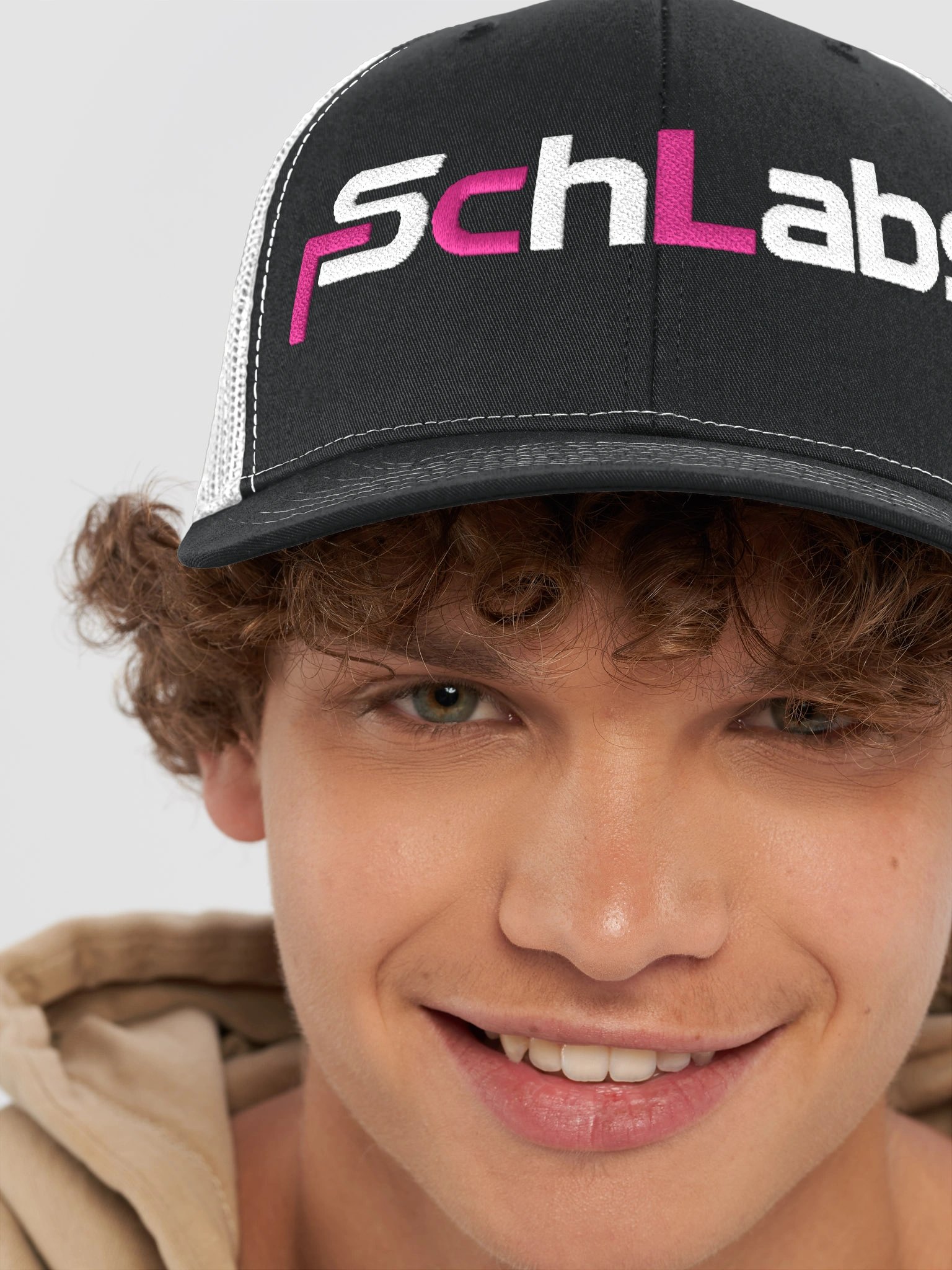 SchLabs Signature Trucker — Pink & White product image (8)