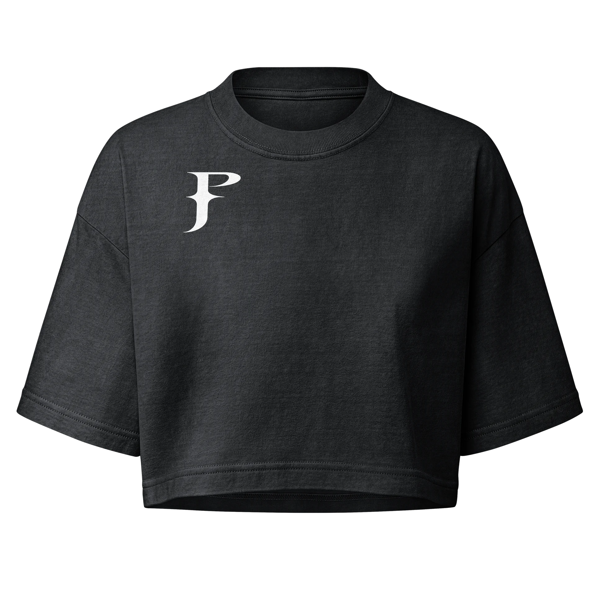 Pearl Jade Branded Cropped Tee