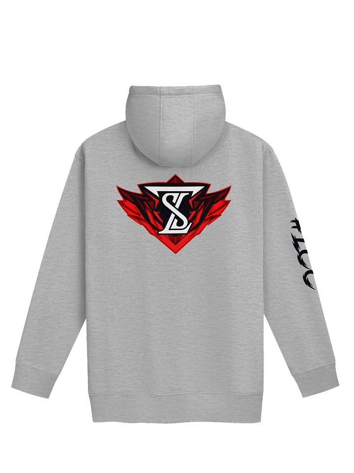 RED SayLes GREY Hoodie (#LCC) product image (2)