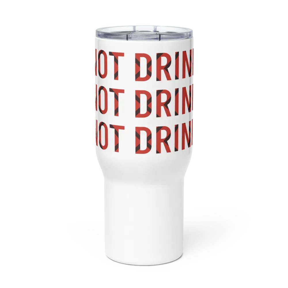 Warning Grid Travel Mug product image (2)