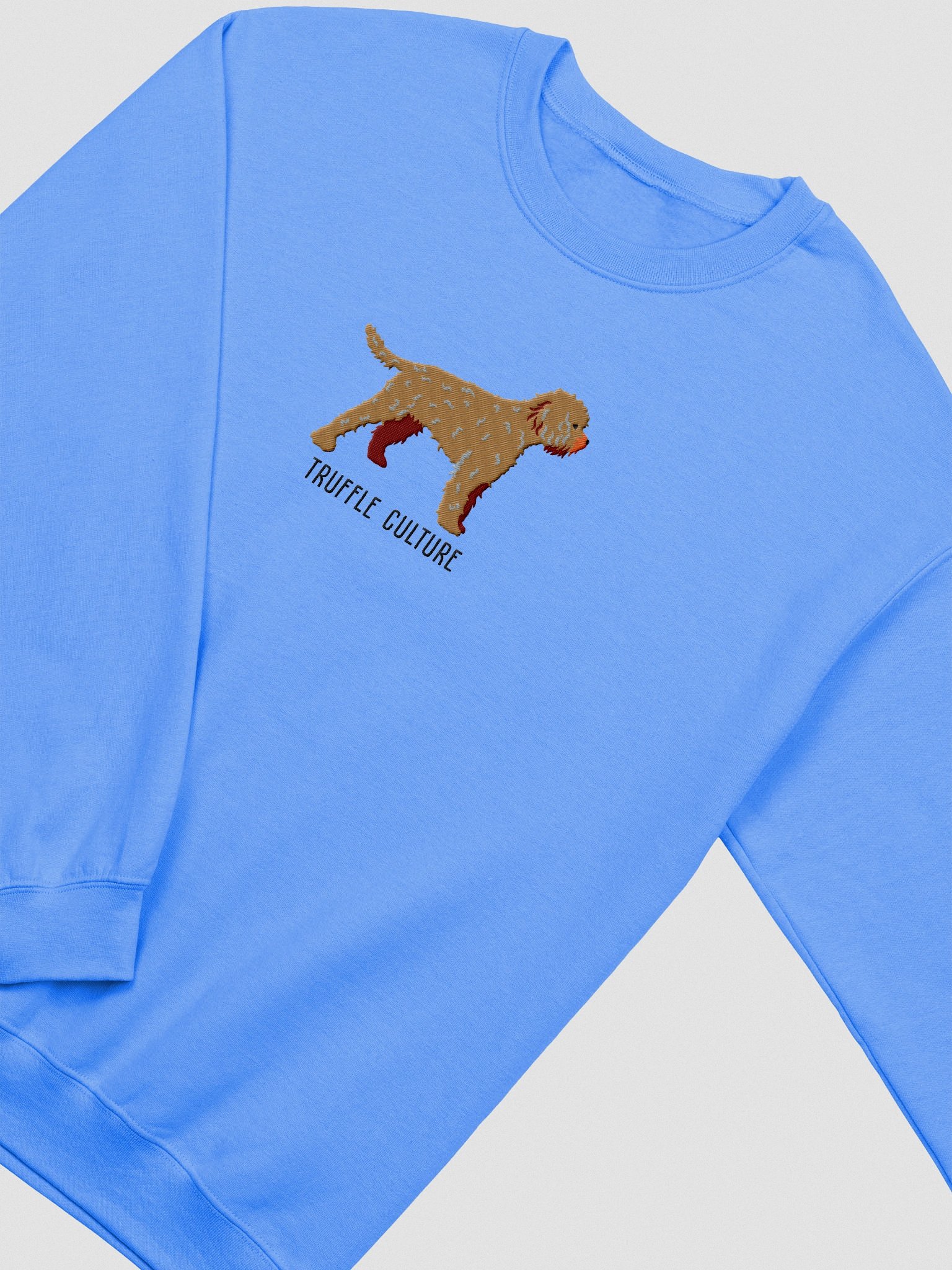 Truffle Culture Sweatshirt (Embroidered) of a Lagotto Romagnolo(Tan) product image (6)