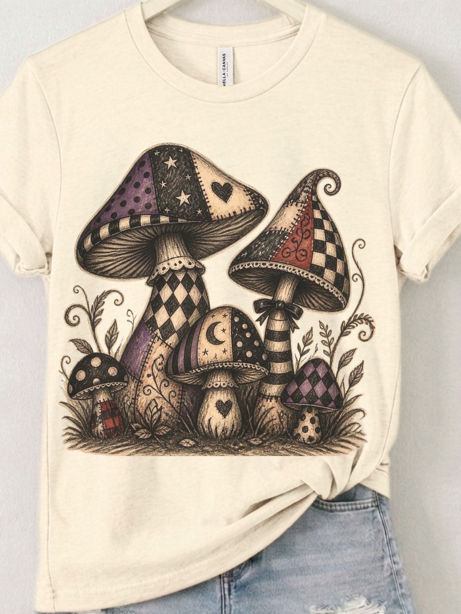 Whimsigoth Mushroom Shirt, Fairycore Tee product image (1)
