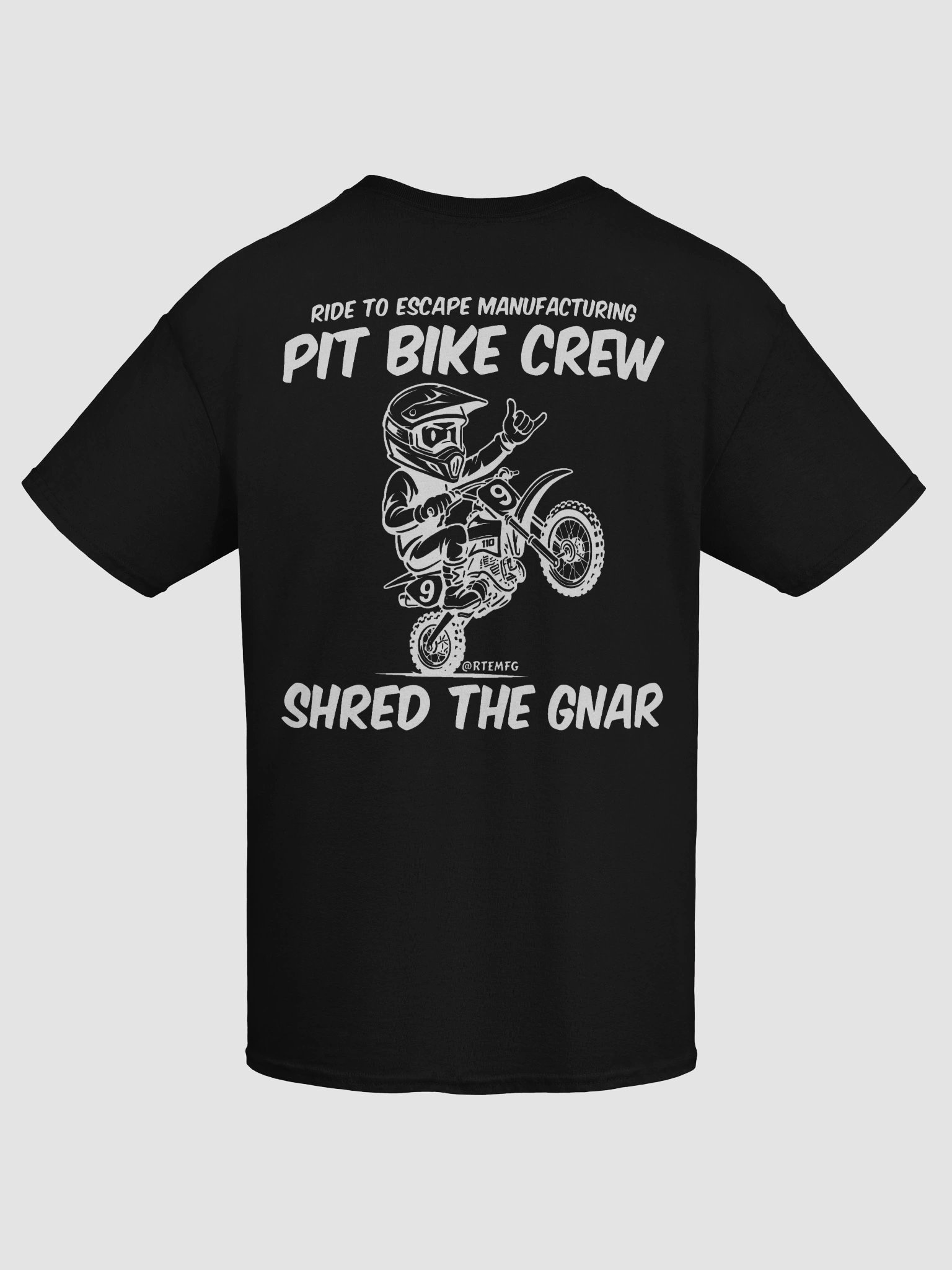 RTE PIT BIKE CREW BLK SHIRT product image (1)