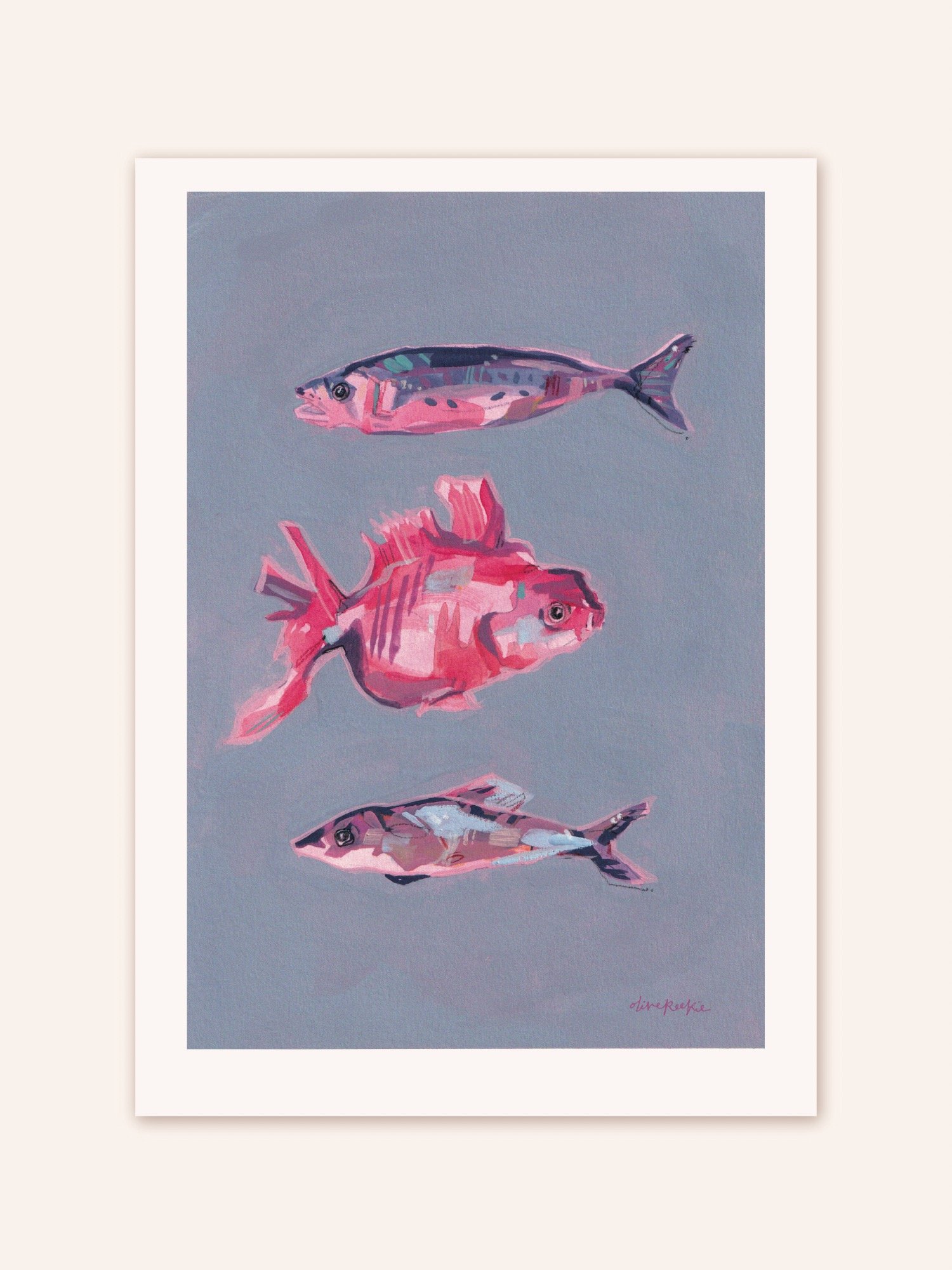 Three Fish Print product image (1)