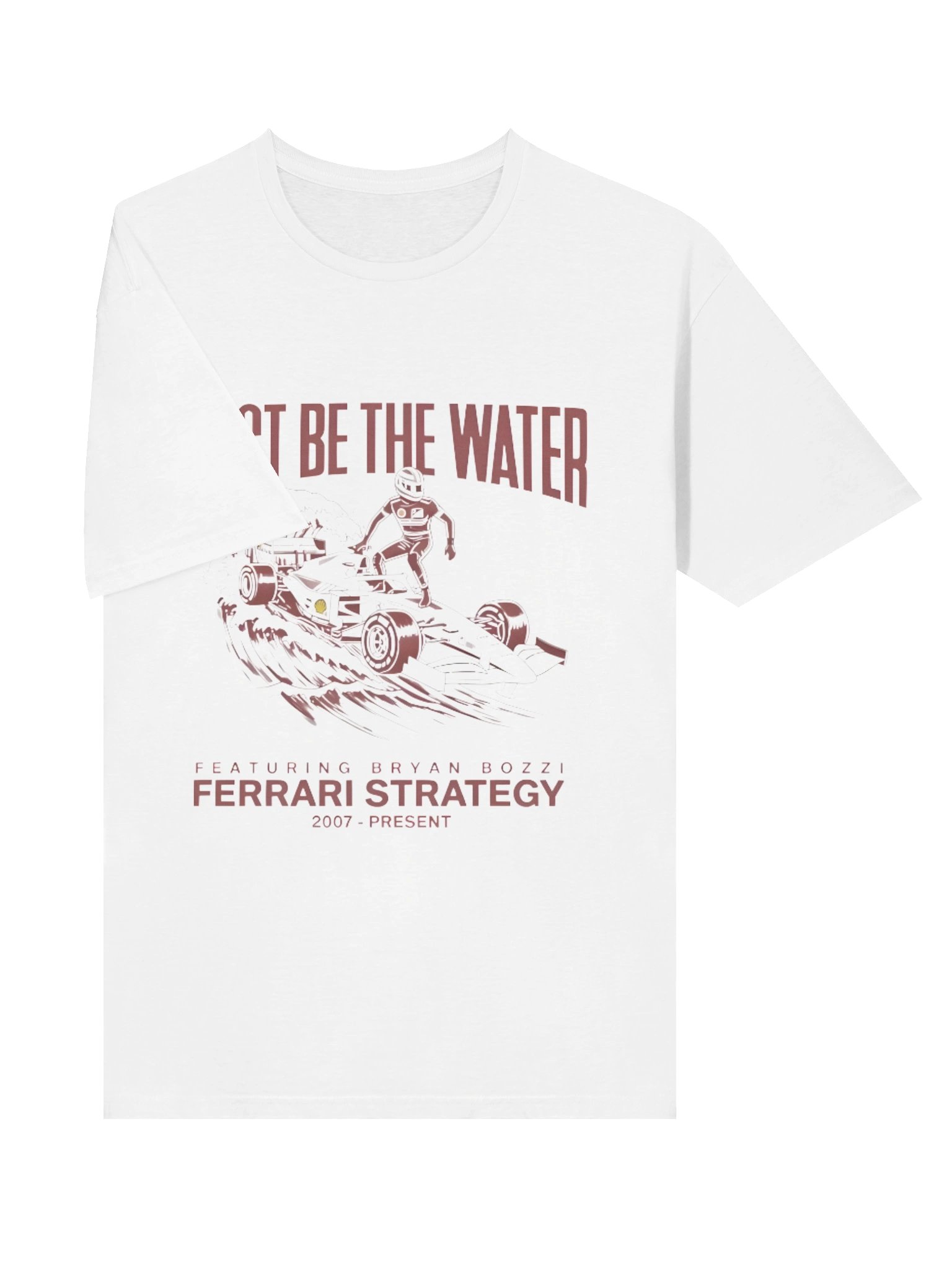 Must Be The Water Ferrari Strategy Charles Leclerc F1 Shirt product image (3)