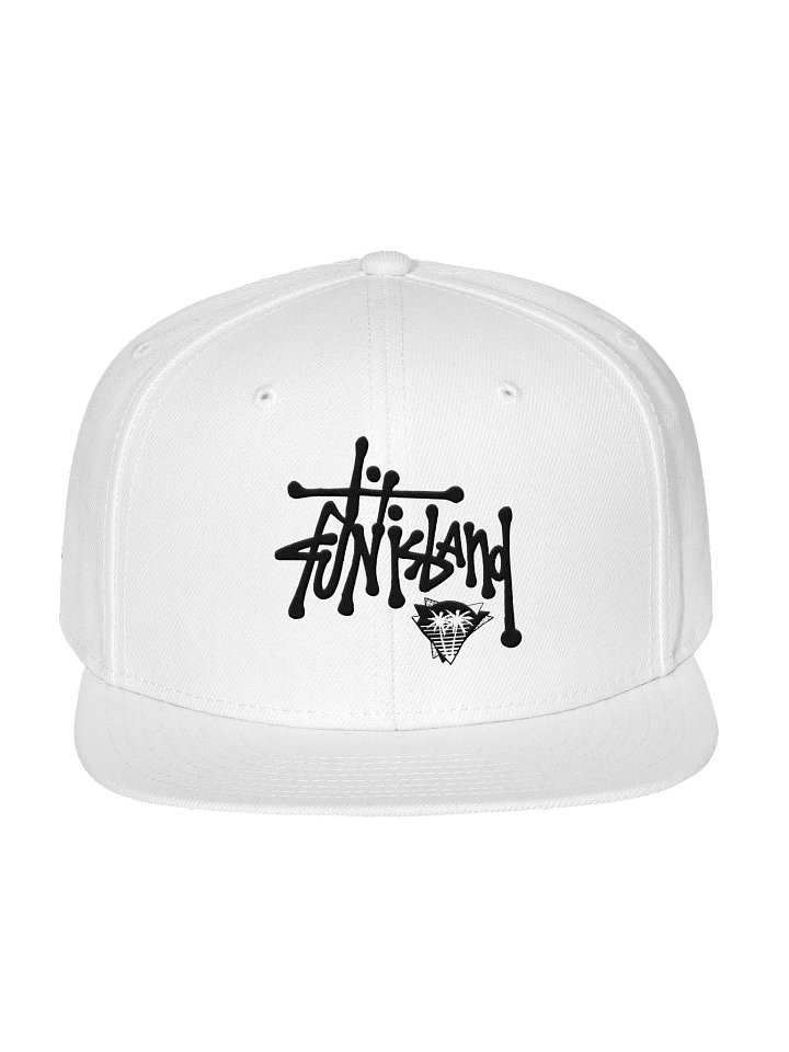 STUSSY SNAPBACK HAT WHITE product image (1)
