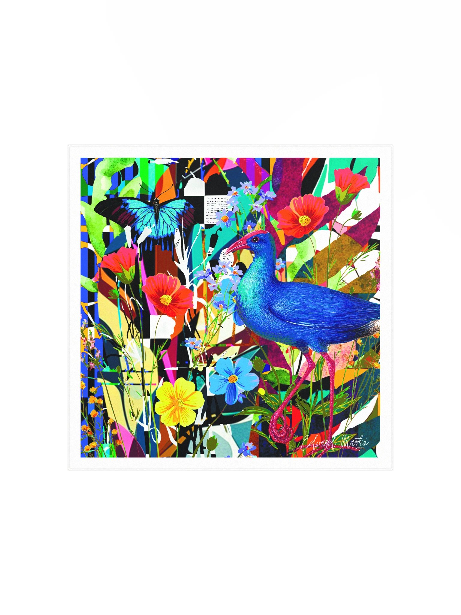 'Maximalist Flora' by Edward Martin Collage Print product image (4)