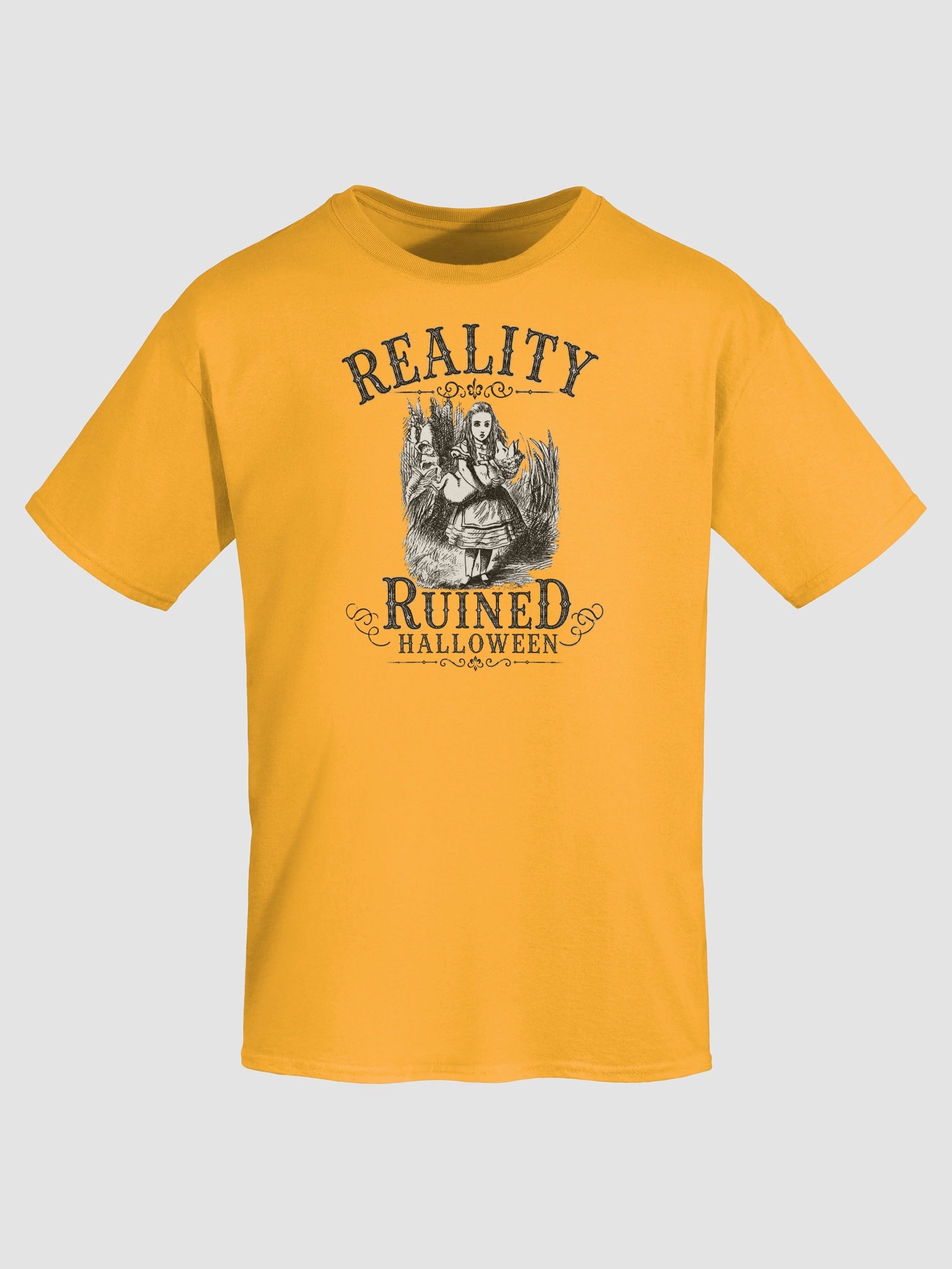 REALITY RUINED HALLOWEEN, Alice, Cotton Unisex Heavyweight T-Shirt product image (5)