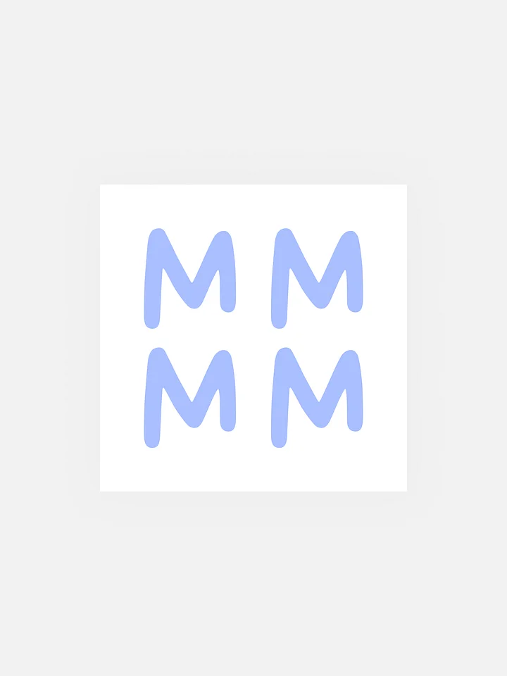 MUYE LOGO STICKERS - BABY BLUE product image (1)