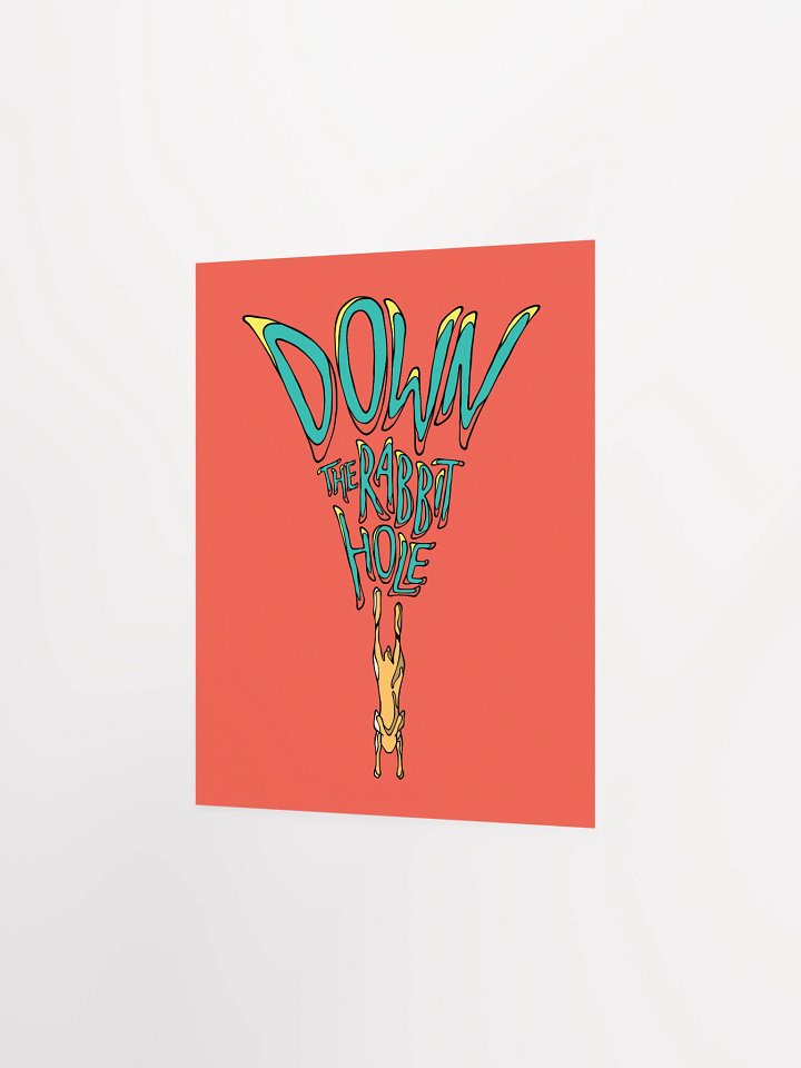 Down the Rabbit Hole - Rectangle Matte Paper Poster product image (2)