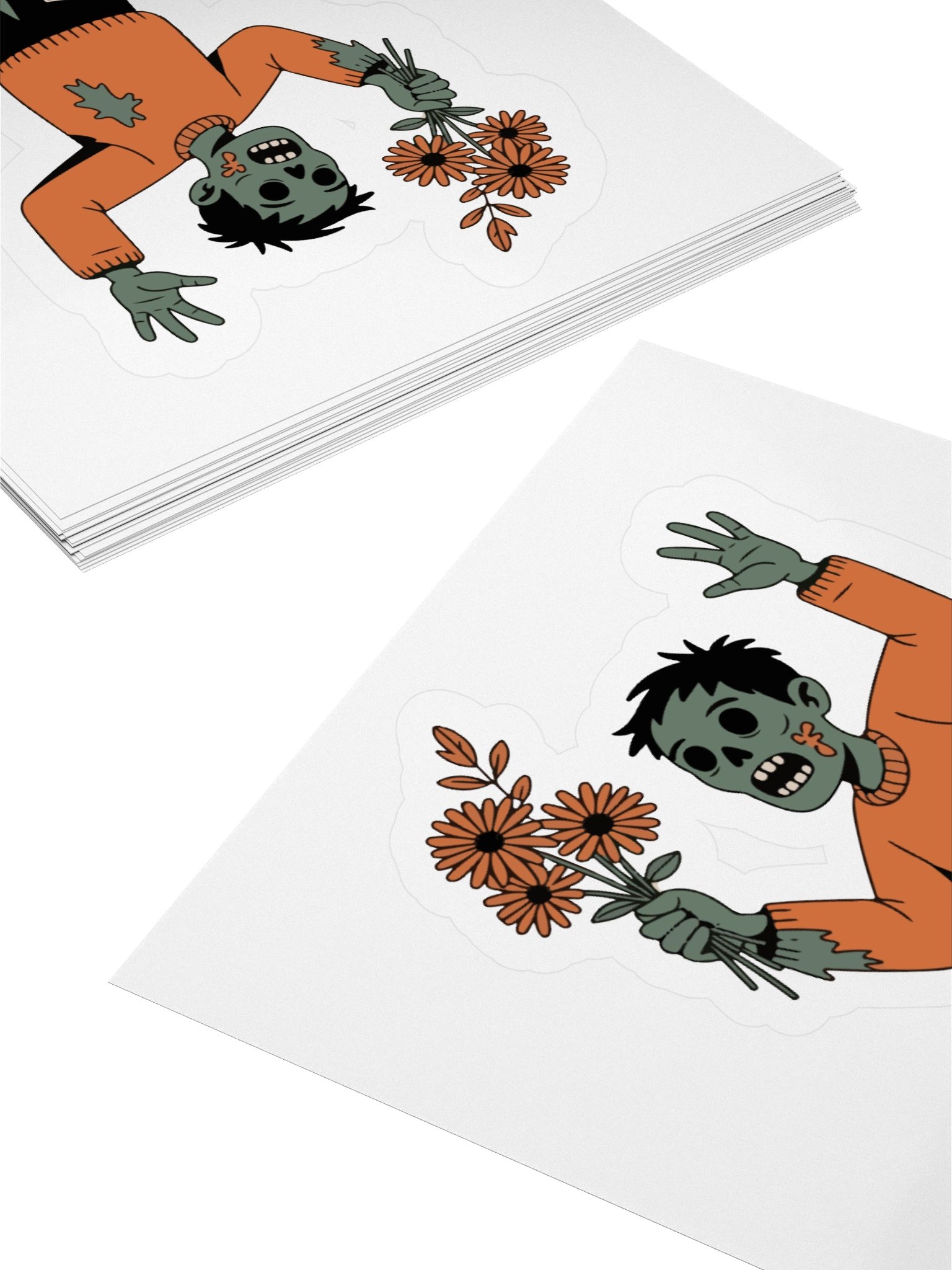 Bouquet Zombie Kiss Cut Stickers product image (4)