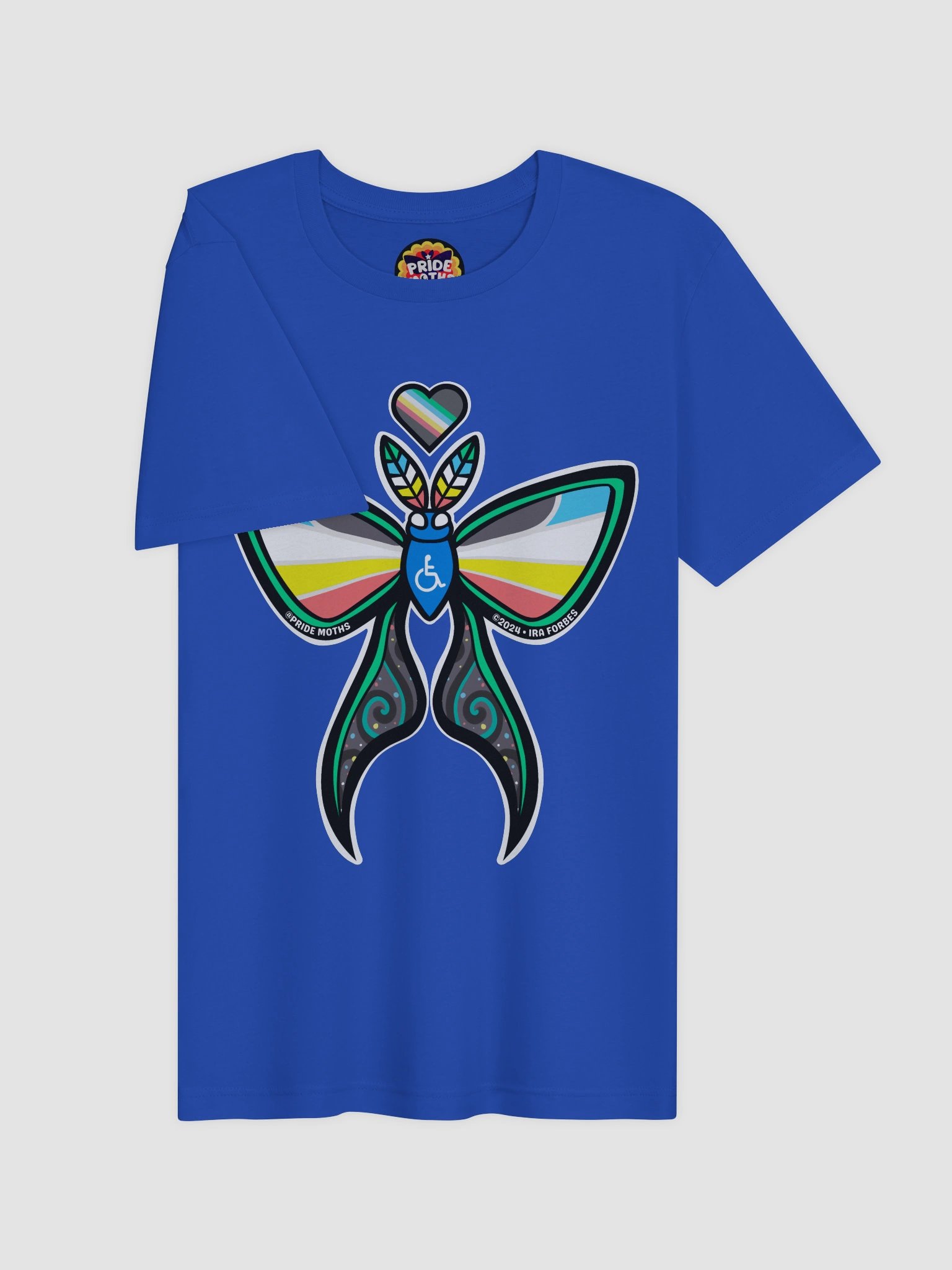 № 10 | DISABILITY PRIDE MOTH | GRAPHIC TEE | T-SHIRT product image (3)