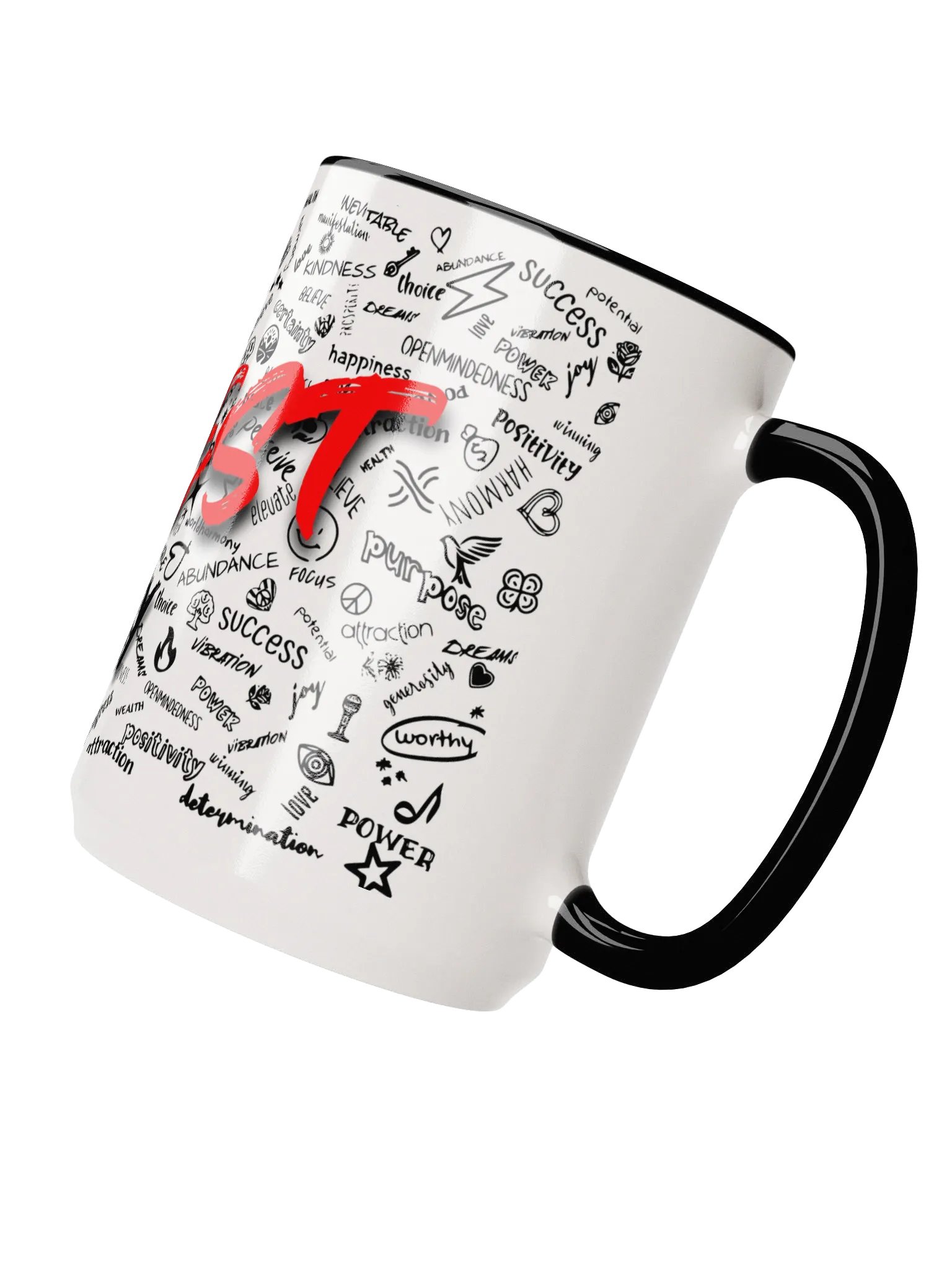 Manifest Your Reality Mug, Red product image (5)