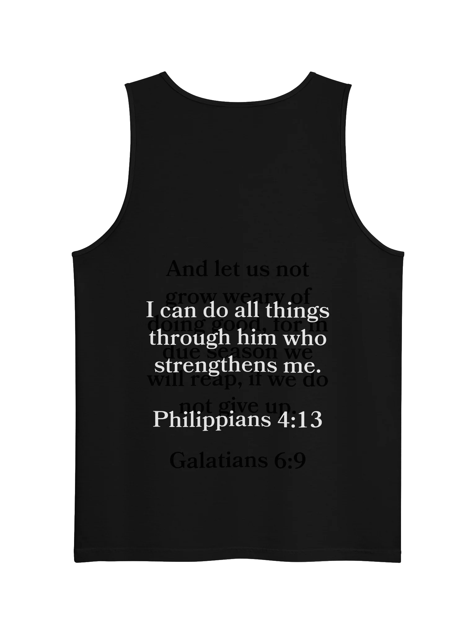 I Can Do All Things Through Him Tank product image (1)