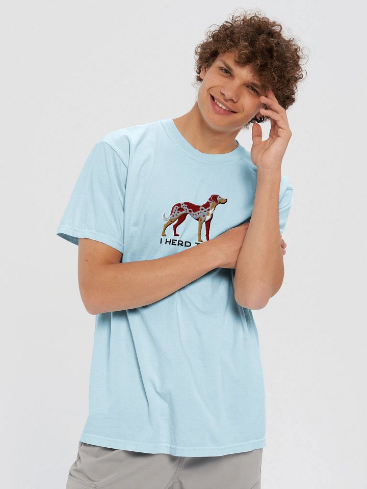 I Herd That T-Shirt(Embroidered) of a Catahoula Leopard Dog(Red Merle) product image (2)