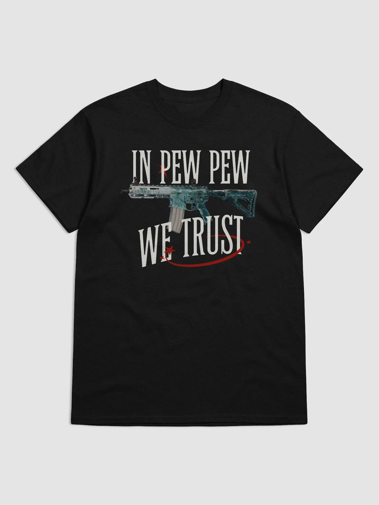 In Pew Pew We Trust Tee product image (2)