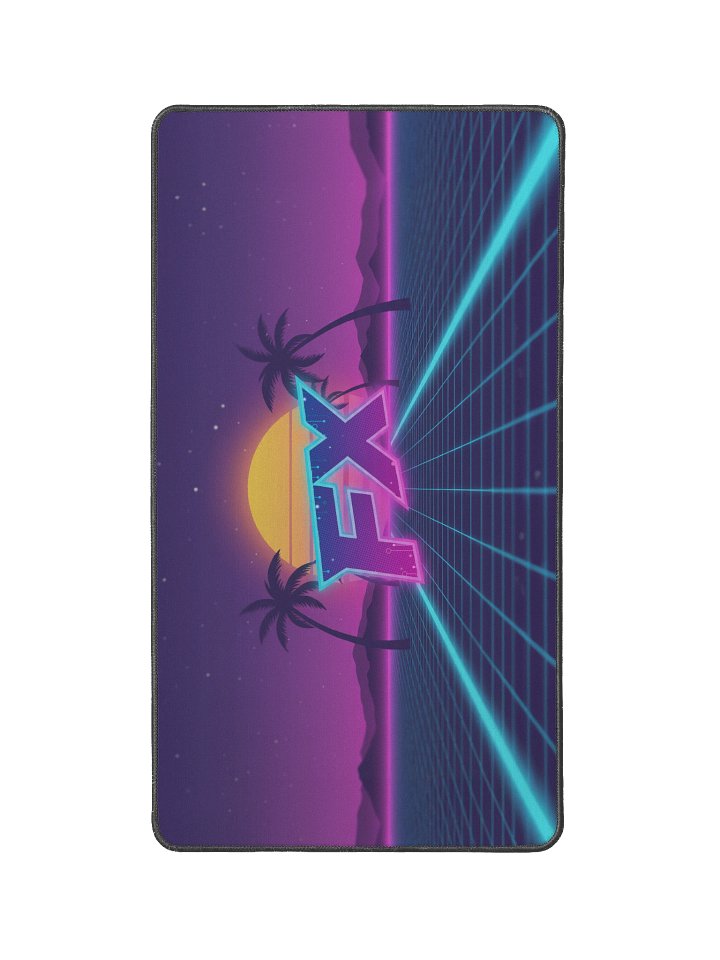FX Synthwave Desk Mat product image (1)