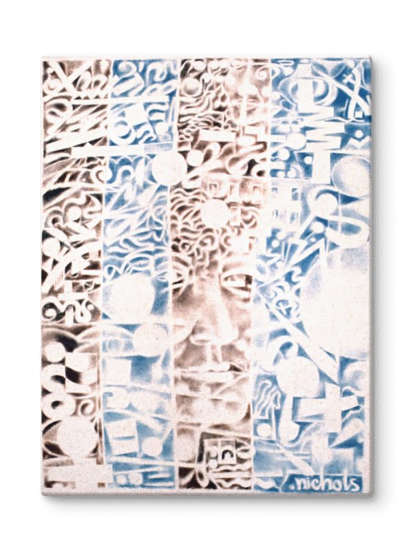 Portrait of a Woman/ Gulf War Dreams (1990) on canvas (30" x 40") product image (2)