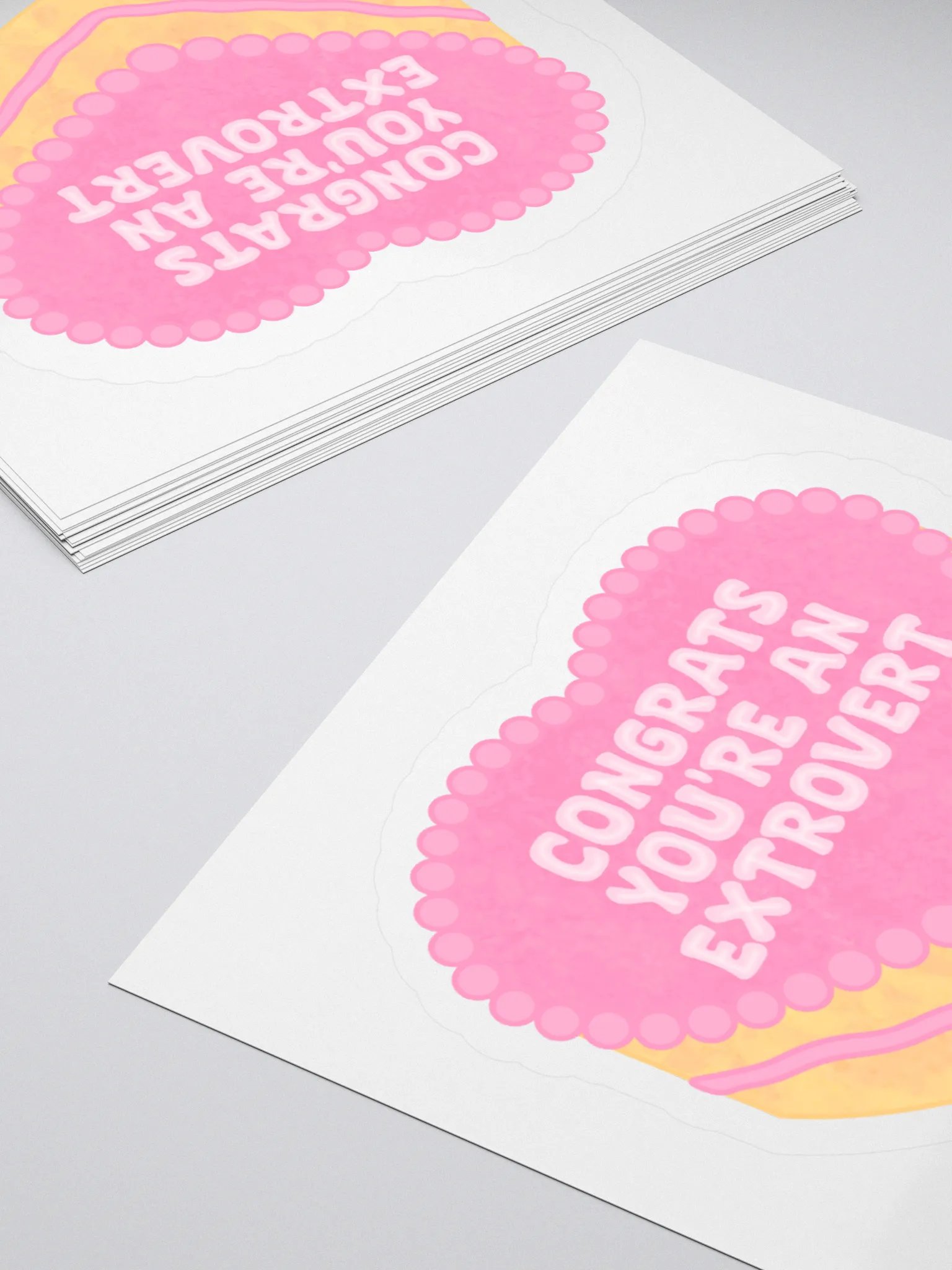 Extrovert Cake Sticker product image (4)