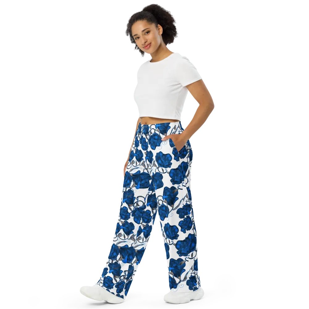 Blue Roses Wideleg Pants product image (4)