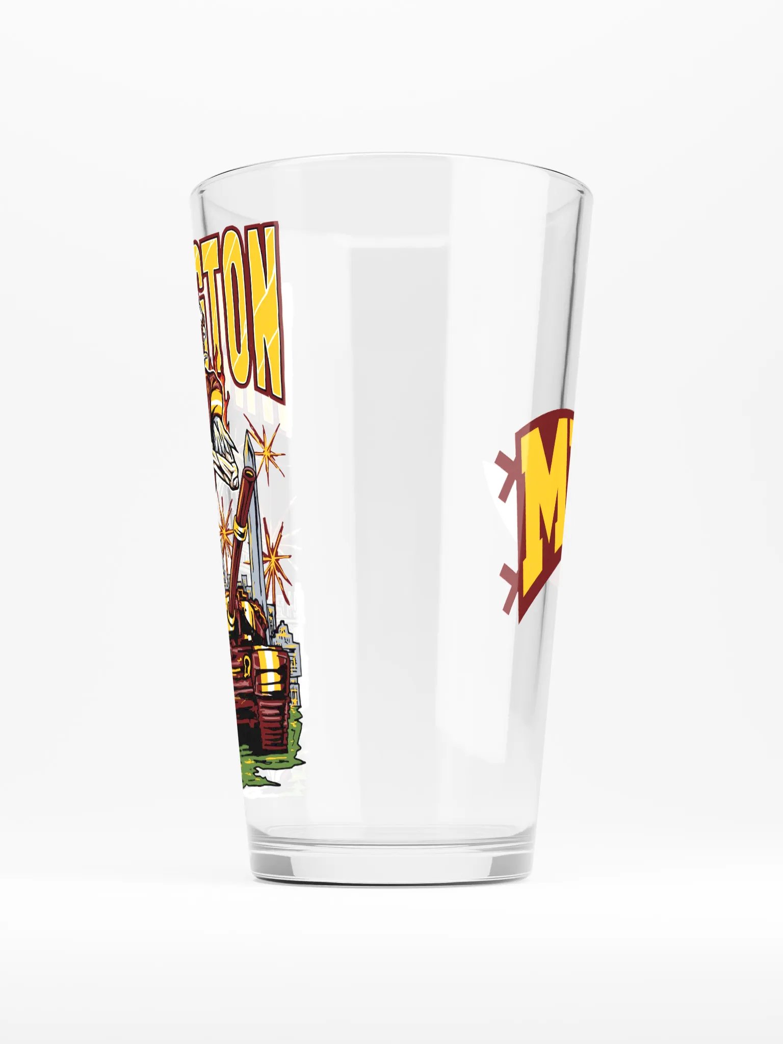 Washington DC, Welcome to Football Pint Glass product image (2)