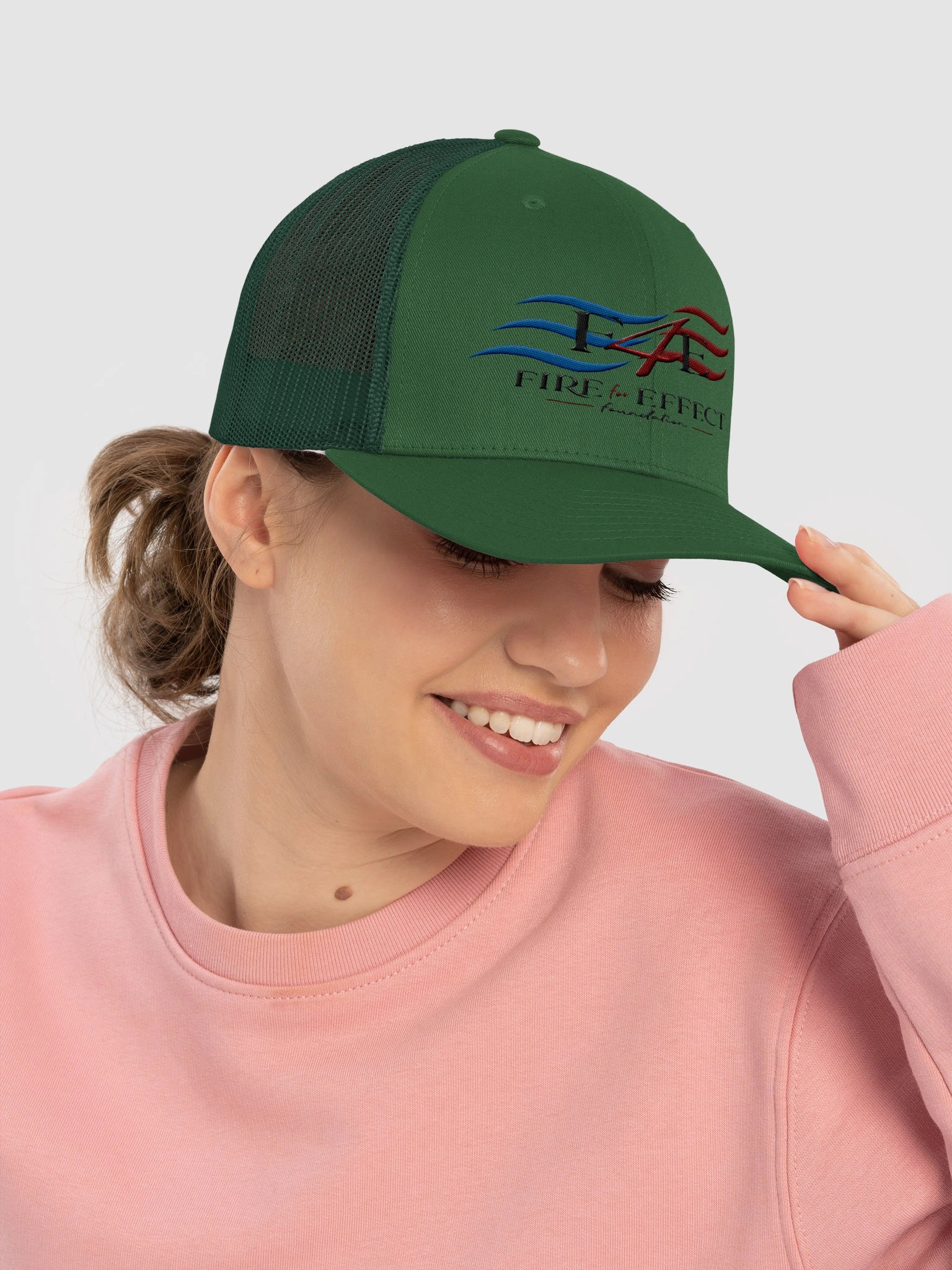 Bright Retro Trucker Hat product image (38)