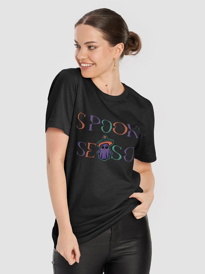 Spooky Season Sombrero Ghost Colorful Supersoft Classic Fit T-Shirt product image (2)
