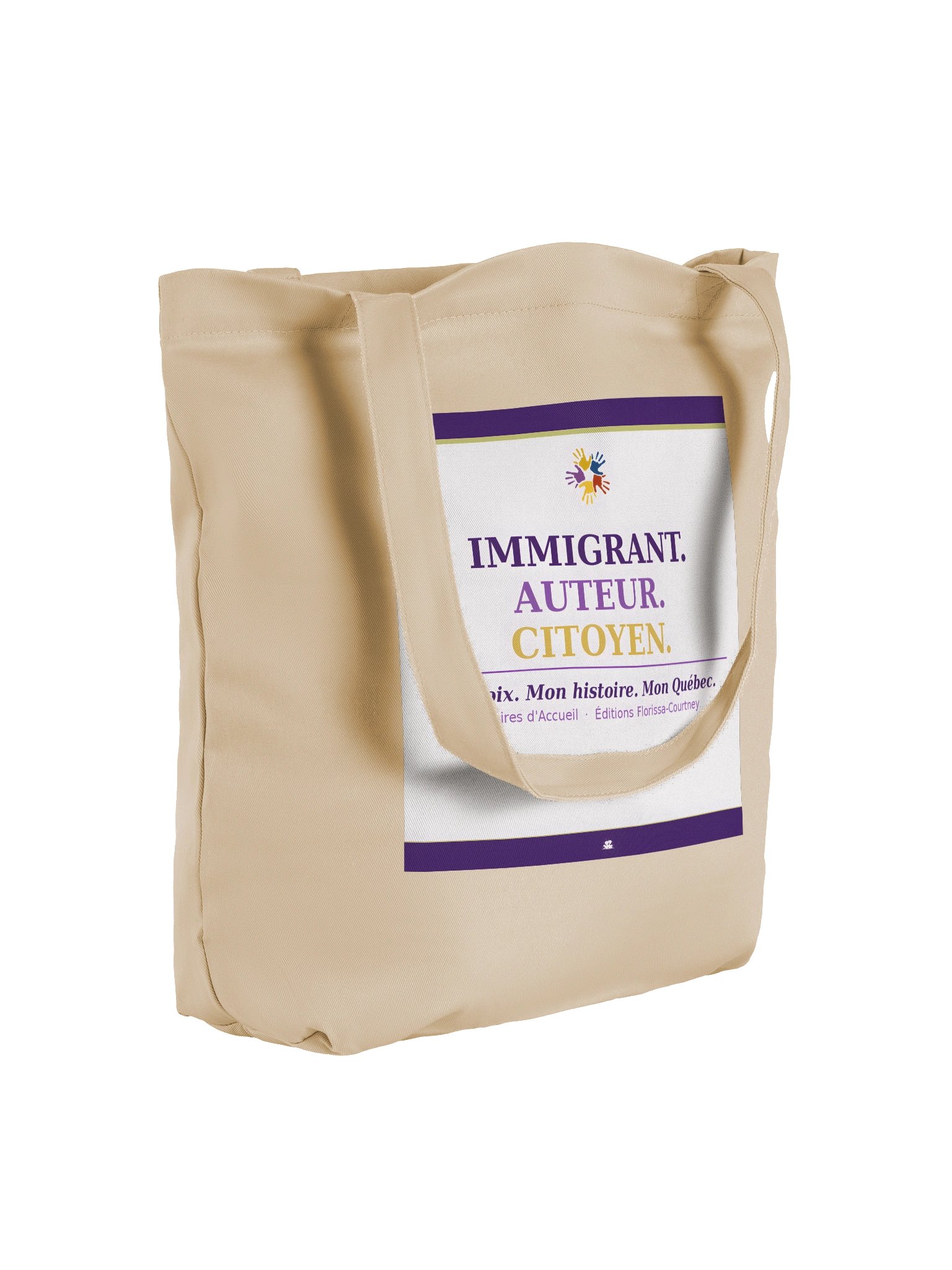 Tote Bag Immigrant · Auteur · Citoyen — Histoires d'Accueil product image (4)