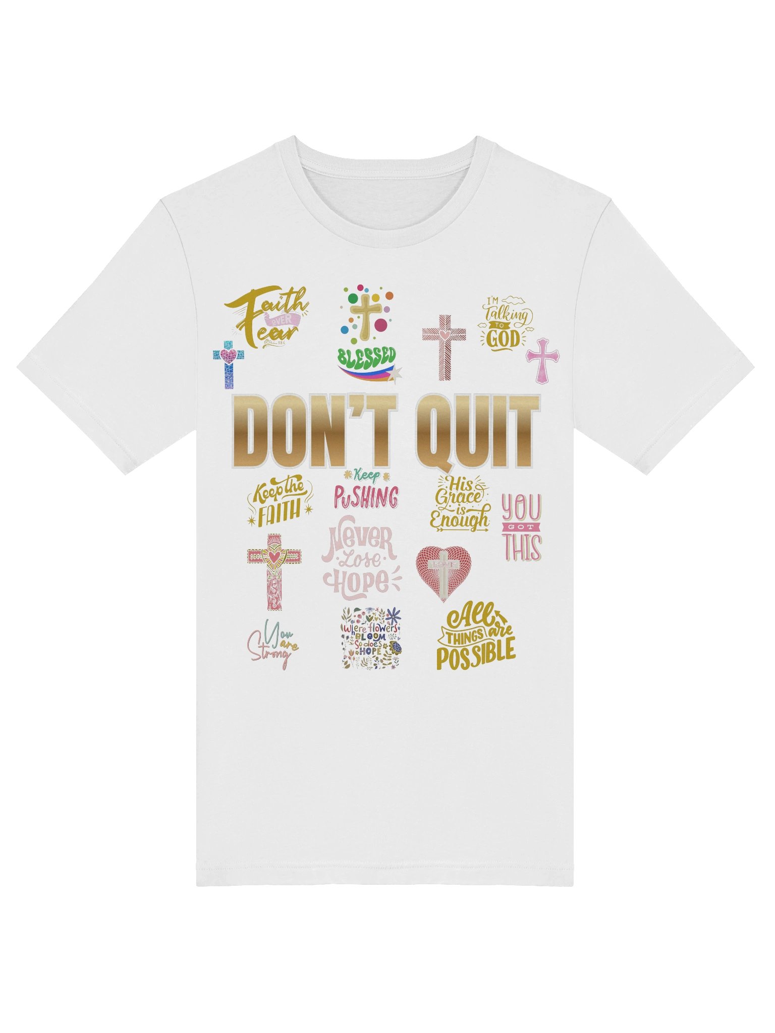 Don't Quit Galatians 6:9 Inspired Unisex T-Shirt product image (5)