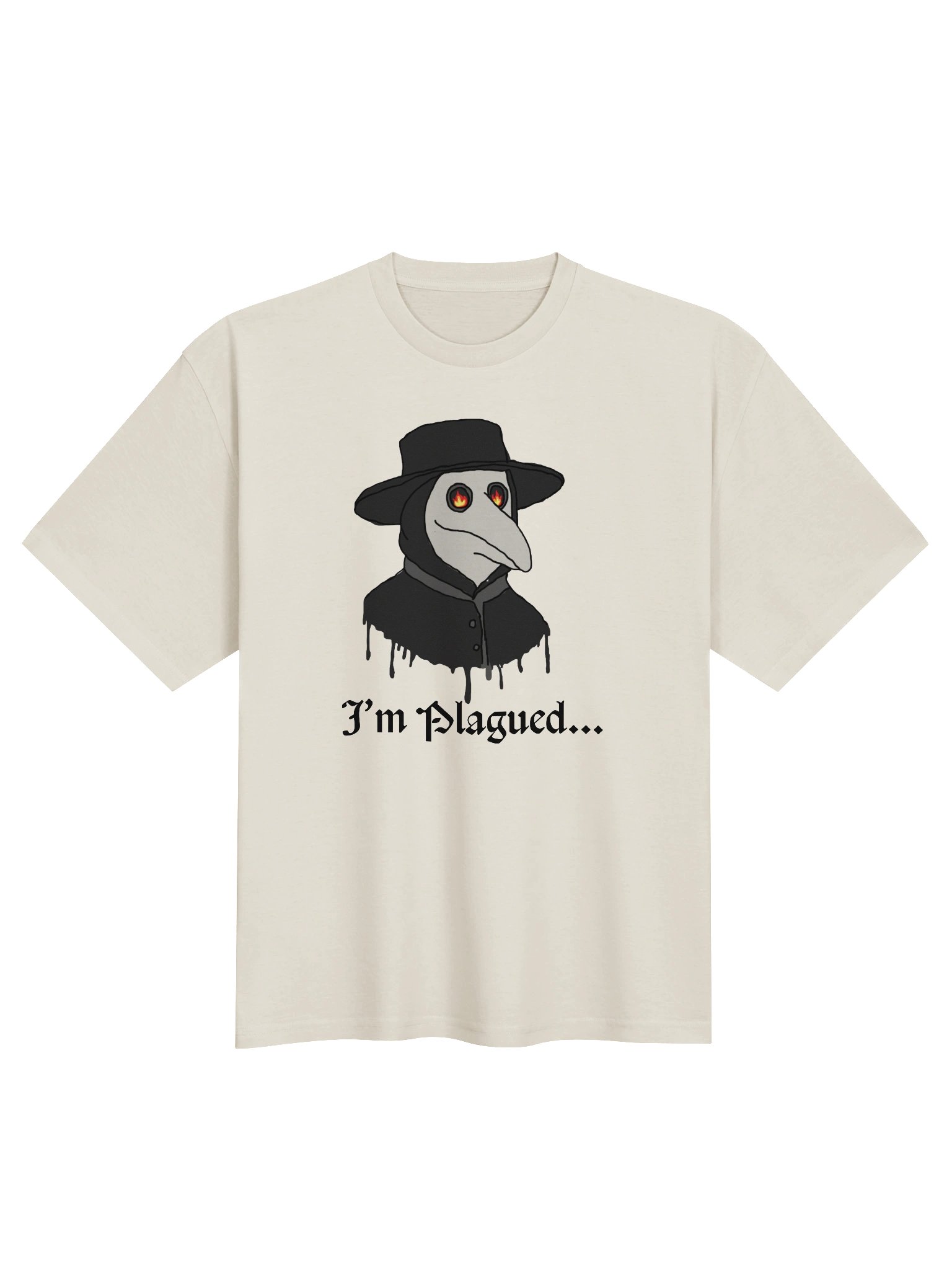 Plagued oversized tee product image (1)