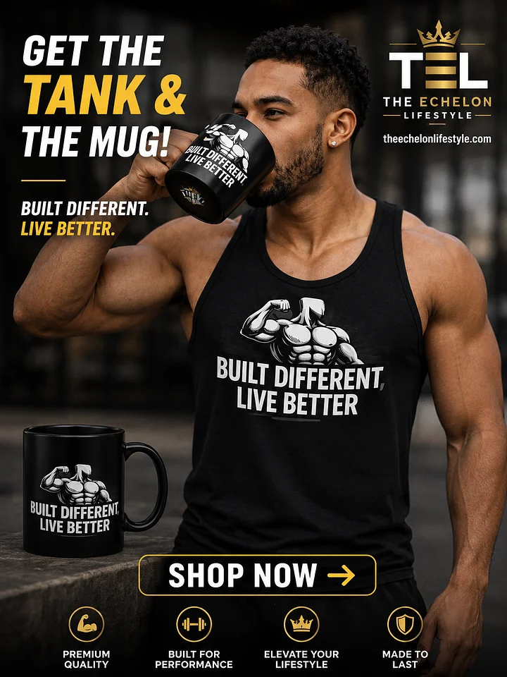 Muscle Tee | Built Different; Live Better product image (1)